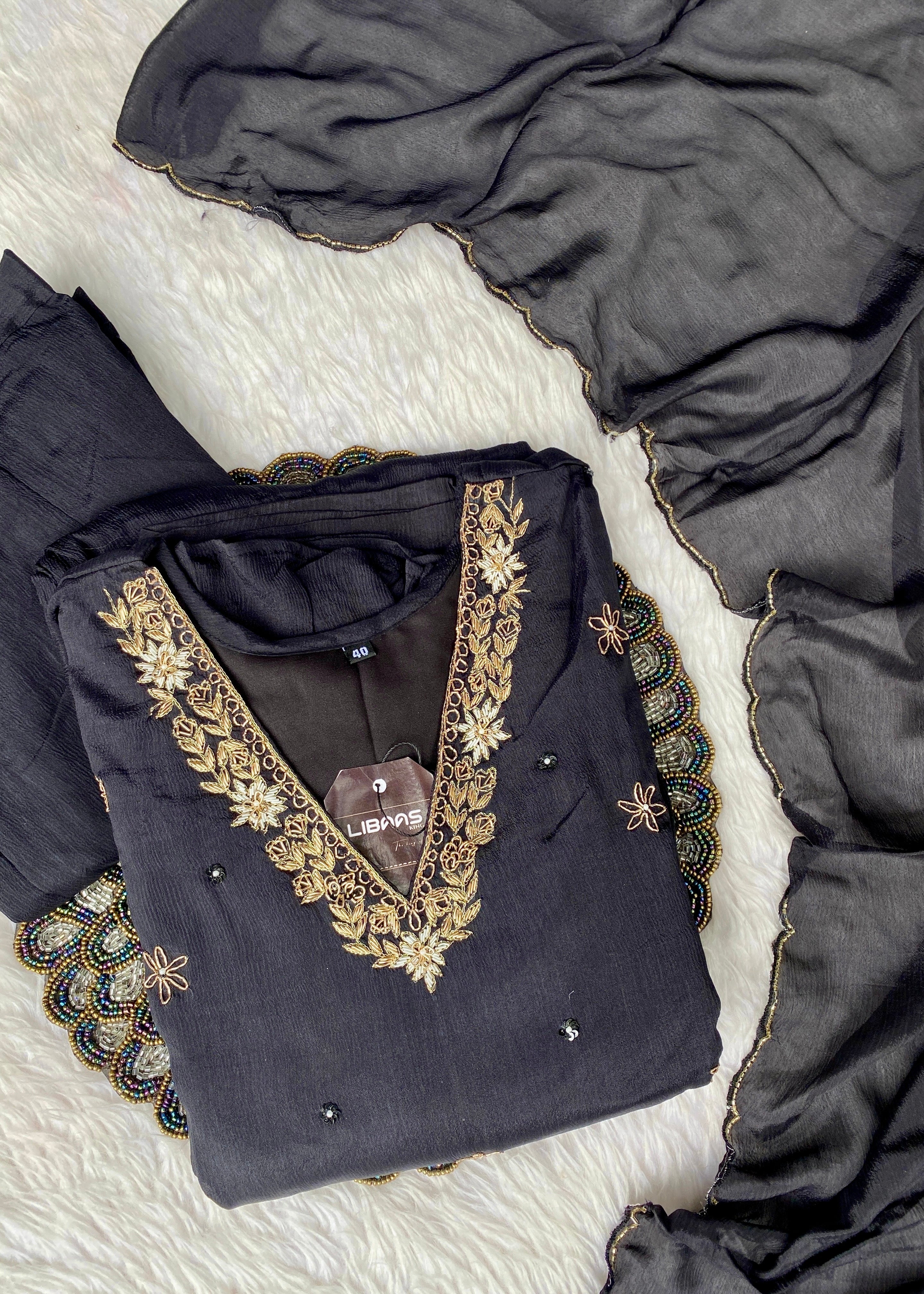 “LYLA” Premium range chinnon anarkali kurti set 🛍️