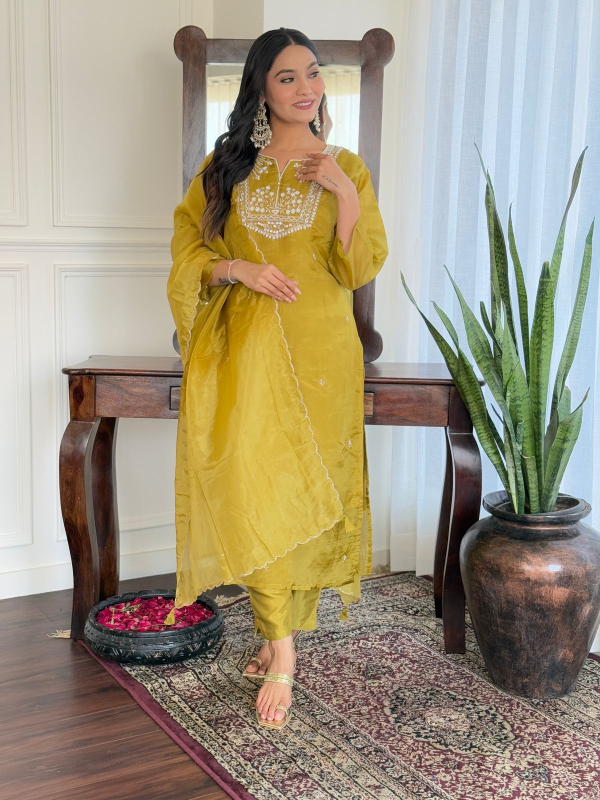 tissue silk dress for women Tissue Silk Gown