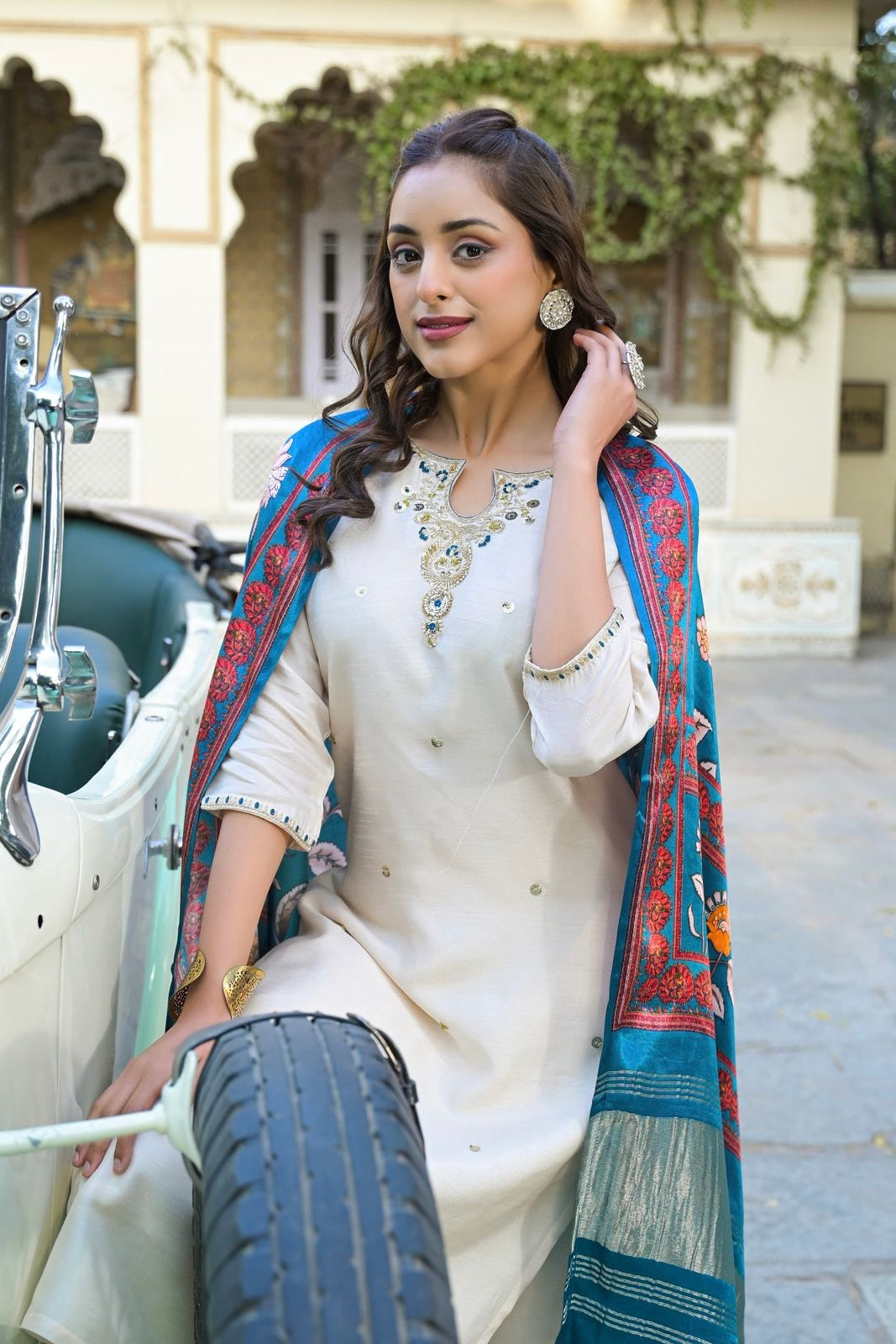 “ADYA” A very beautiful festival wear gajji silk suit