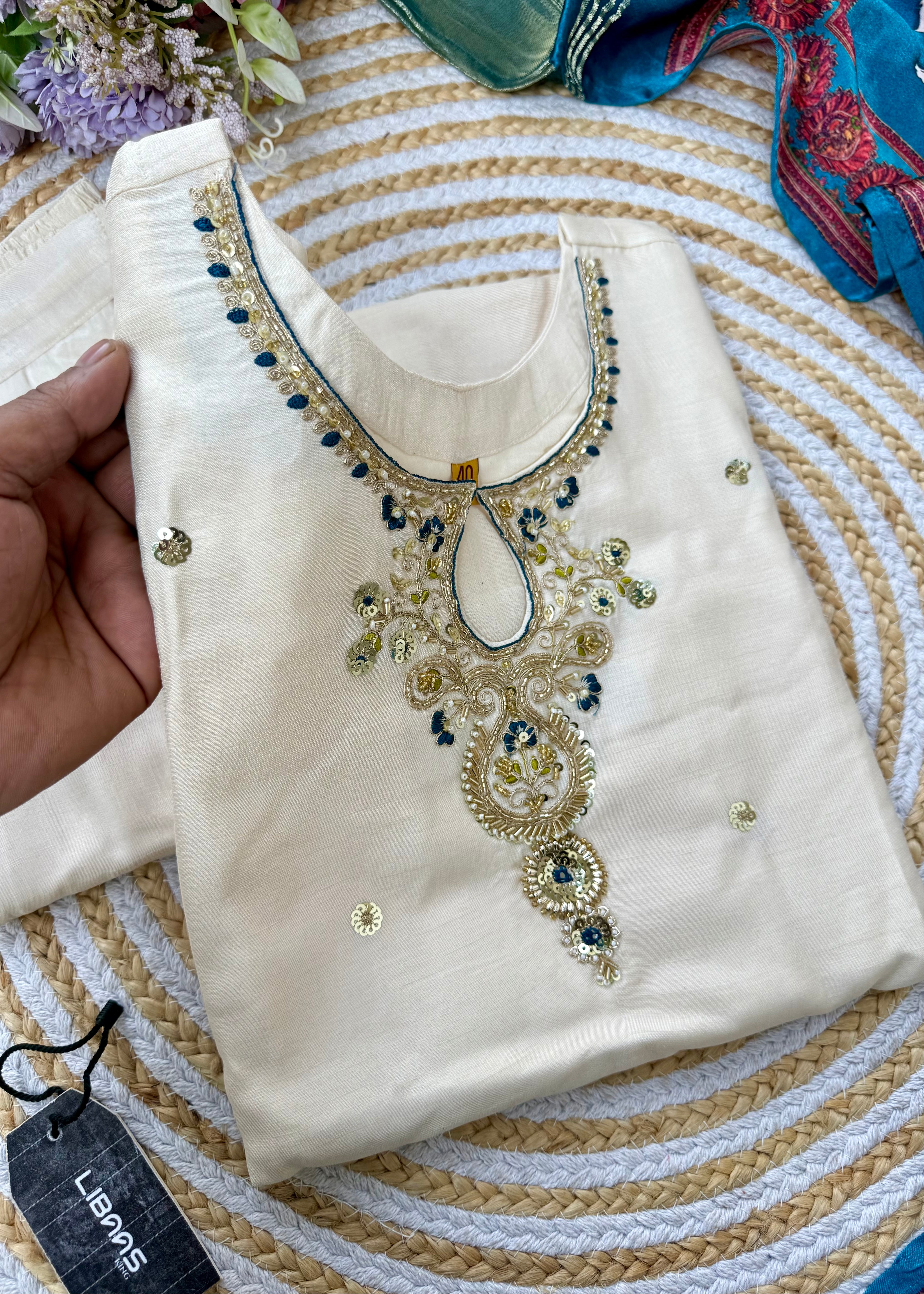 “ADYA” A very beautiful festival wear gajji silk suit