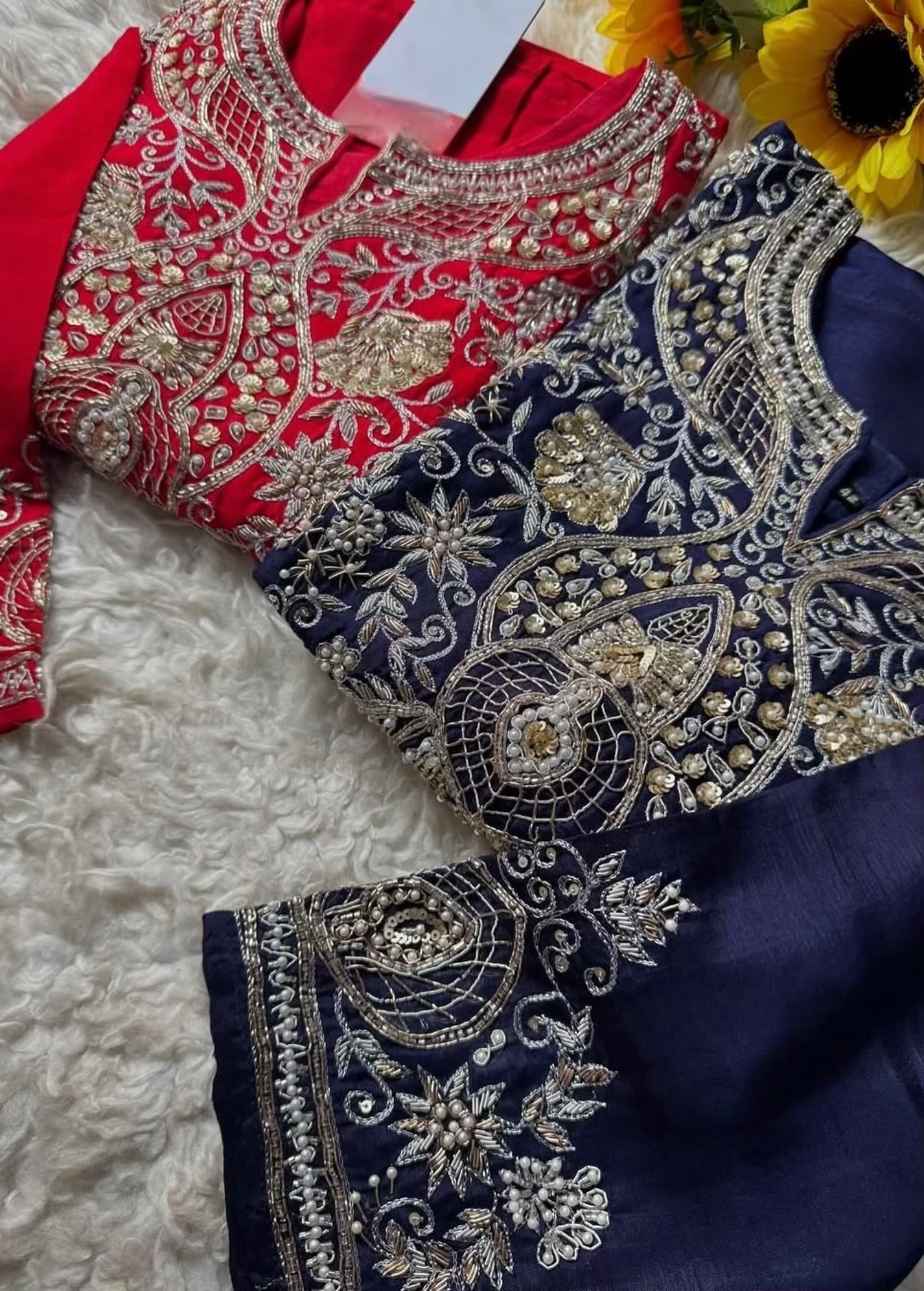 “SUZAIN” A very beautiful festival wear special blue set