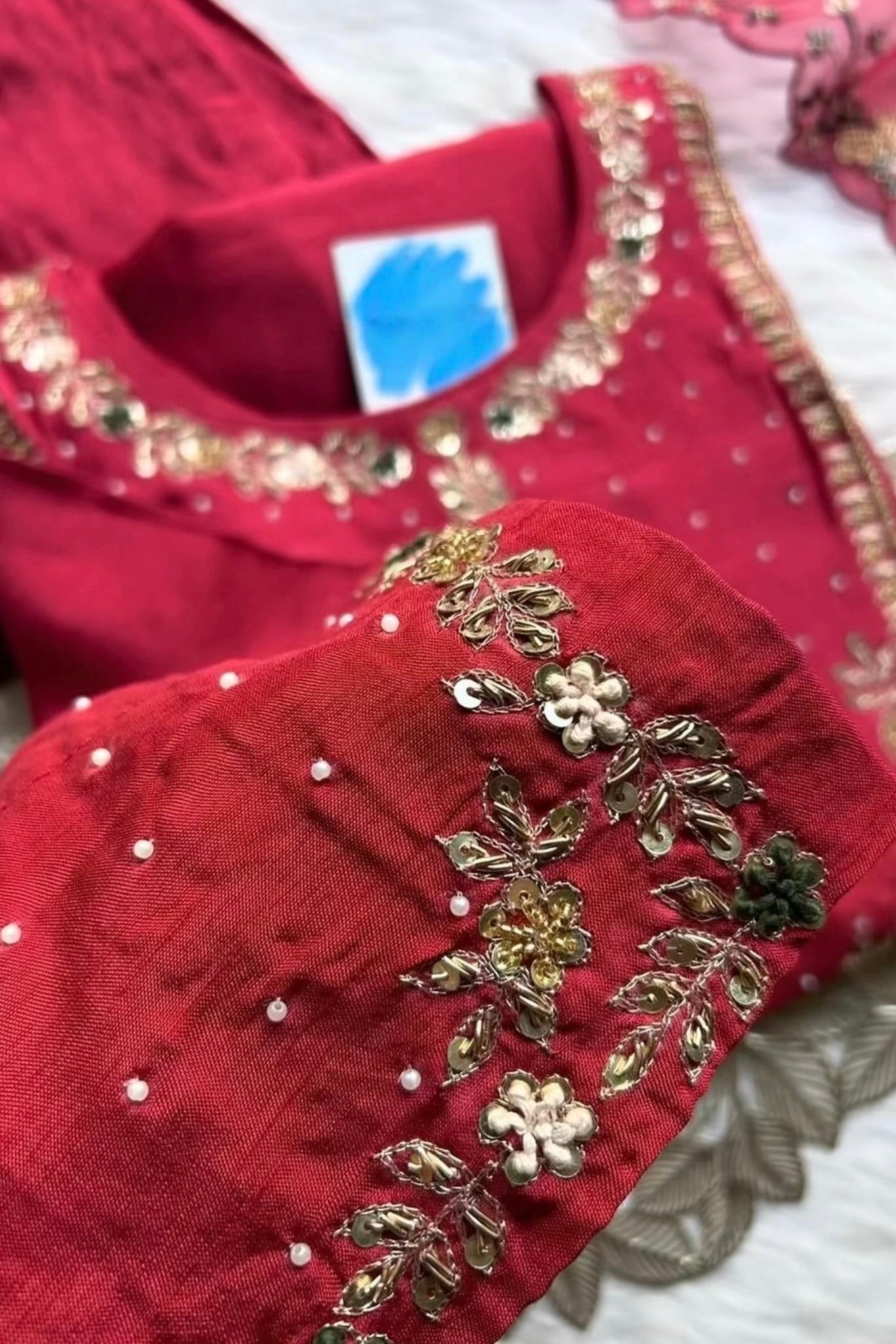 “ALKA” A very beautiful piece with zardozi & zari handwork set
