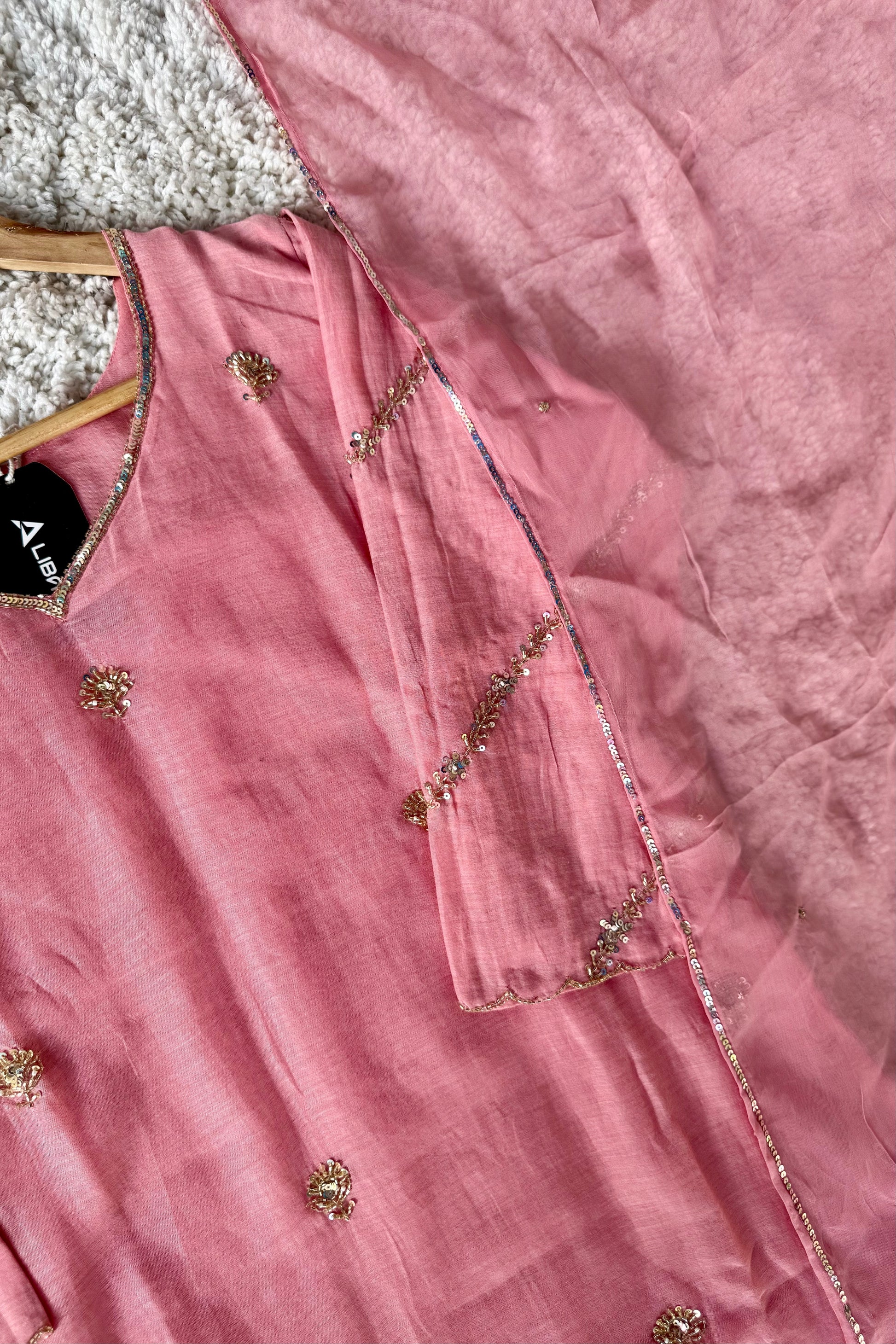✨”Unique- Party Wear Mul Chanderi A Line Kurta set 🛍️