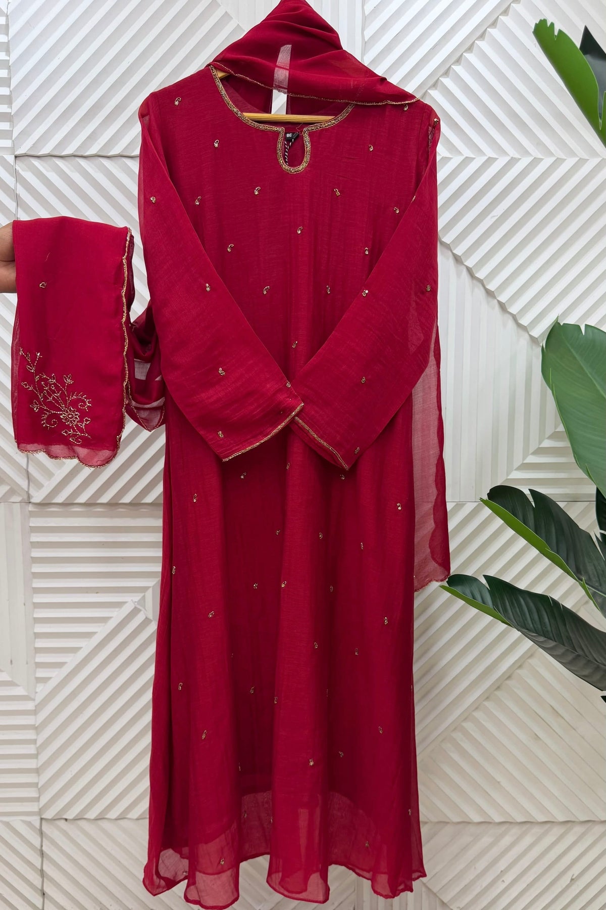 ✨Alisha - Premium Mul Chanderi A-Line Kurta set