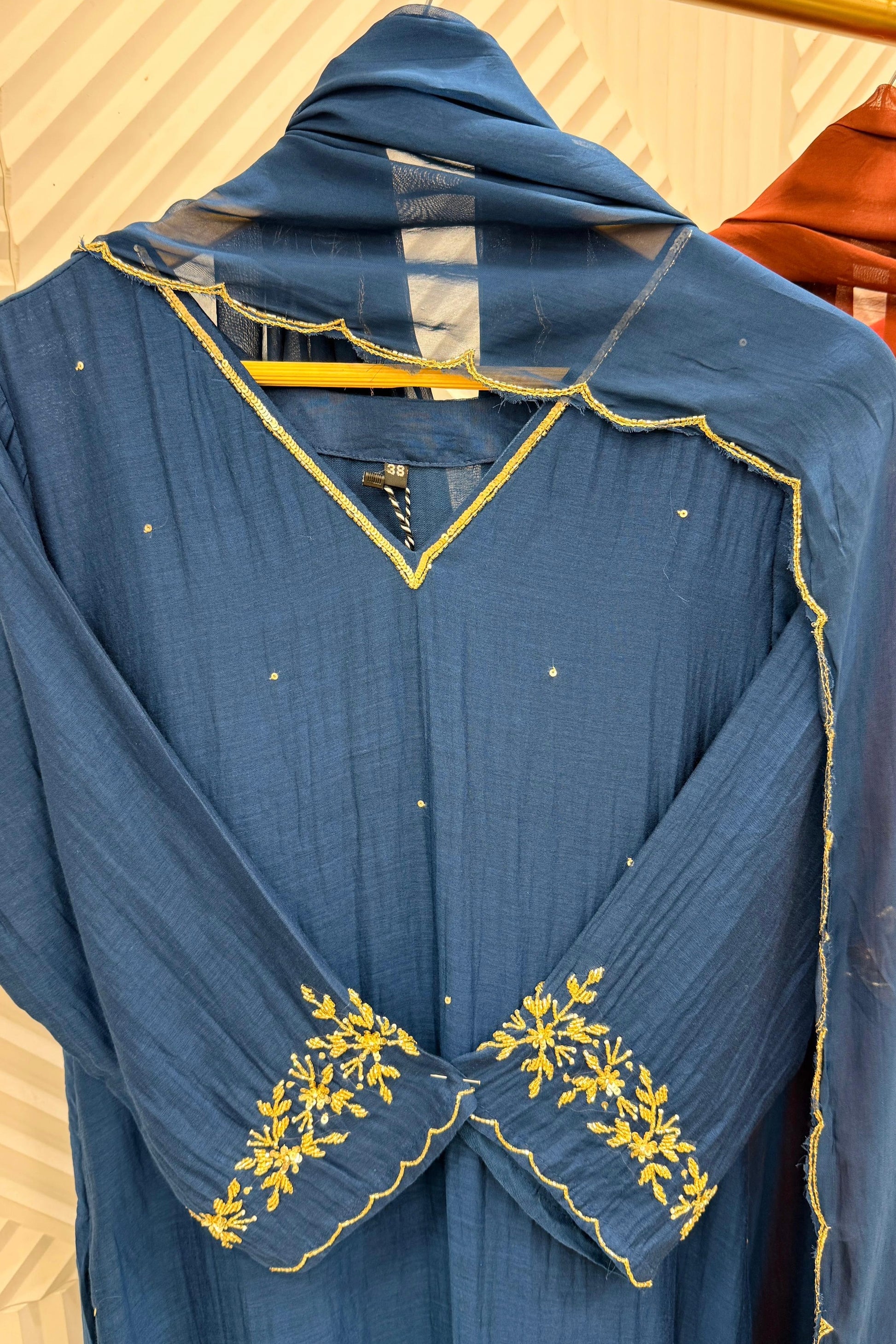 ✨”Samilsha - Premium Mul Chanderi A-Line Kurta Set