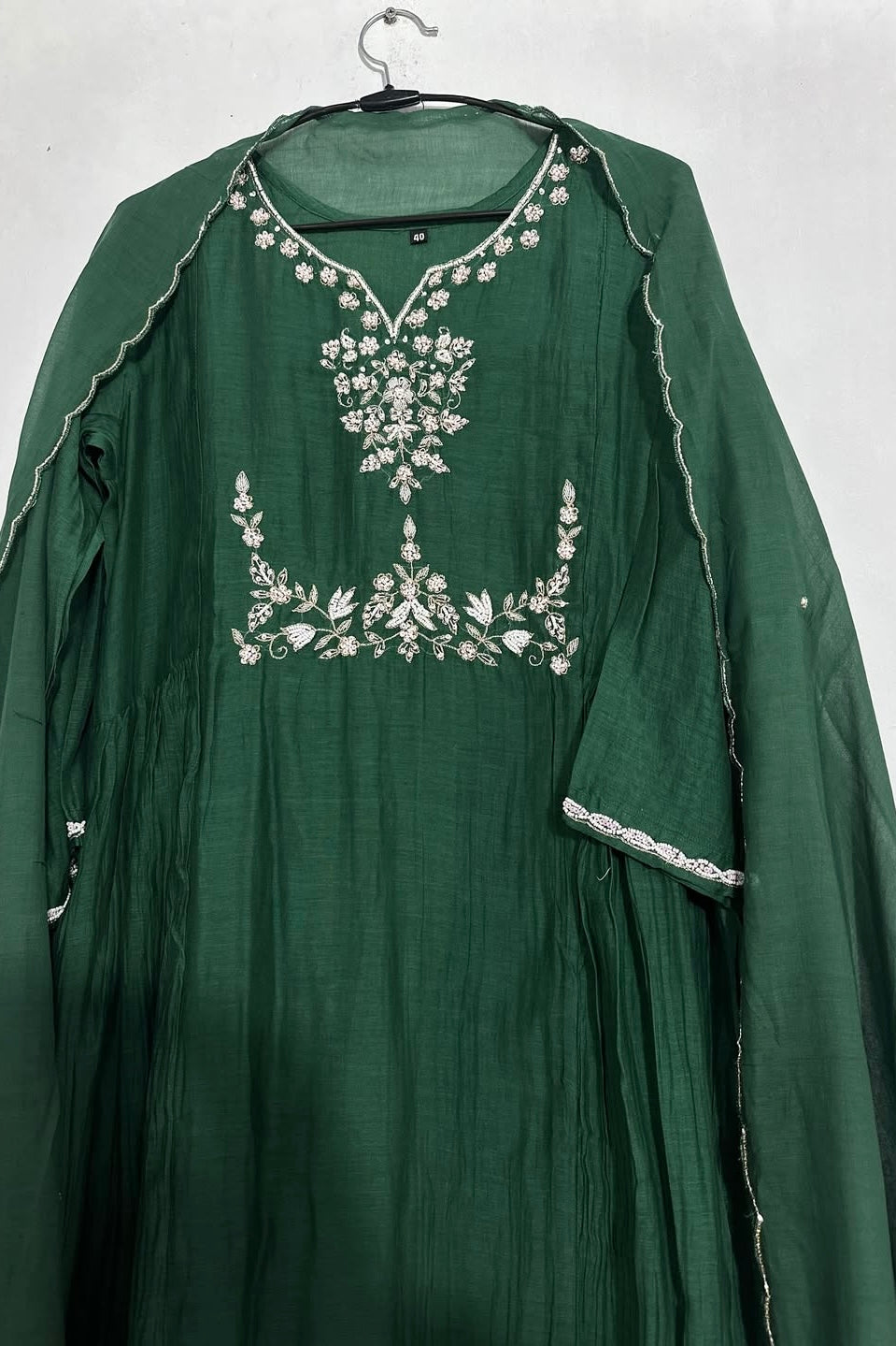 “Disha” Premium Mul Chanderi A Line Suit set 🛍️