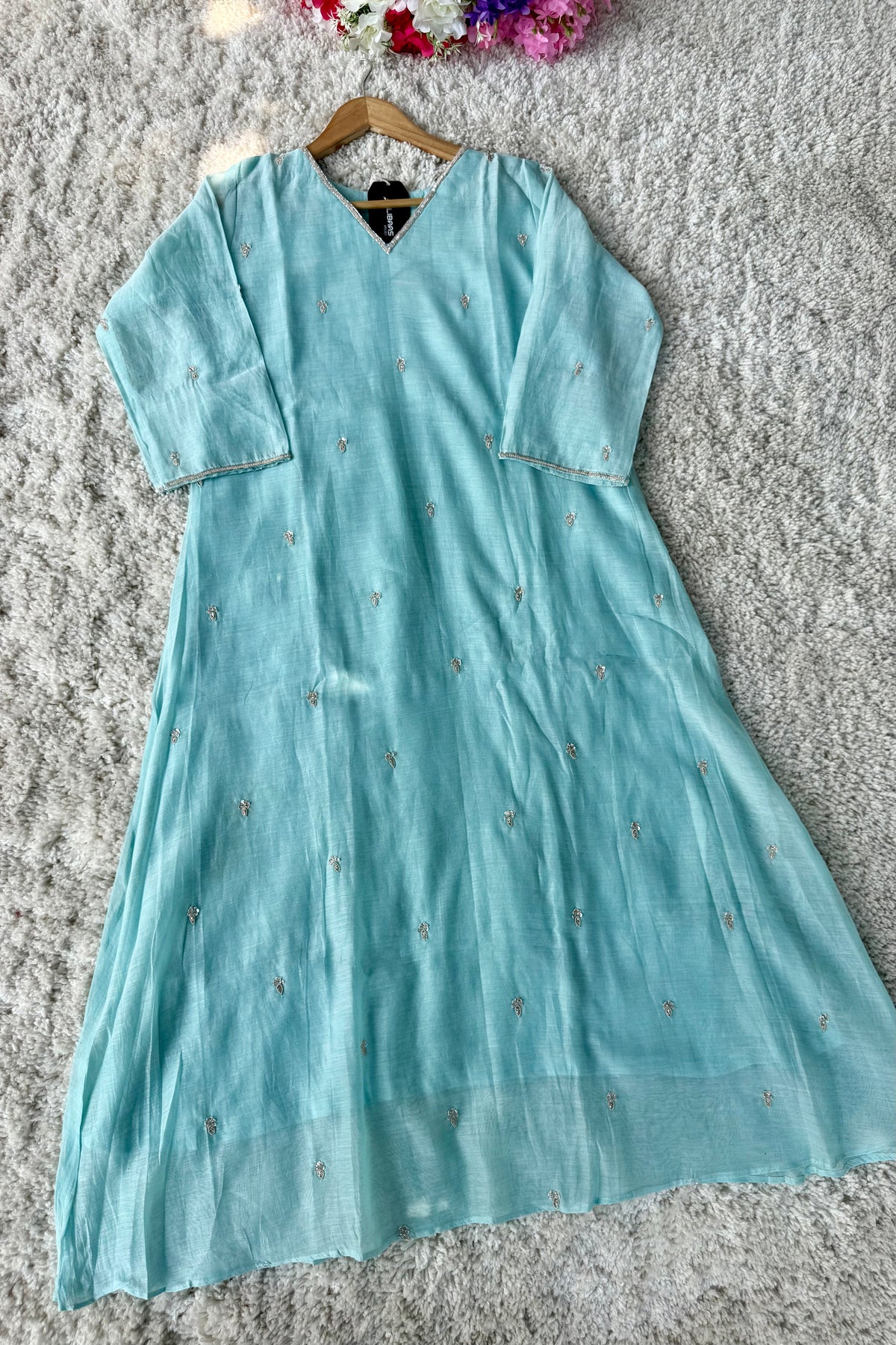 ✨”Grace- Premium Party Wear Mul Chanderi Kurta Set 🛍️