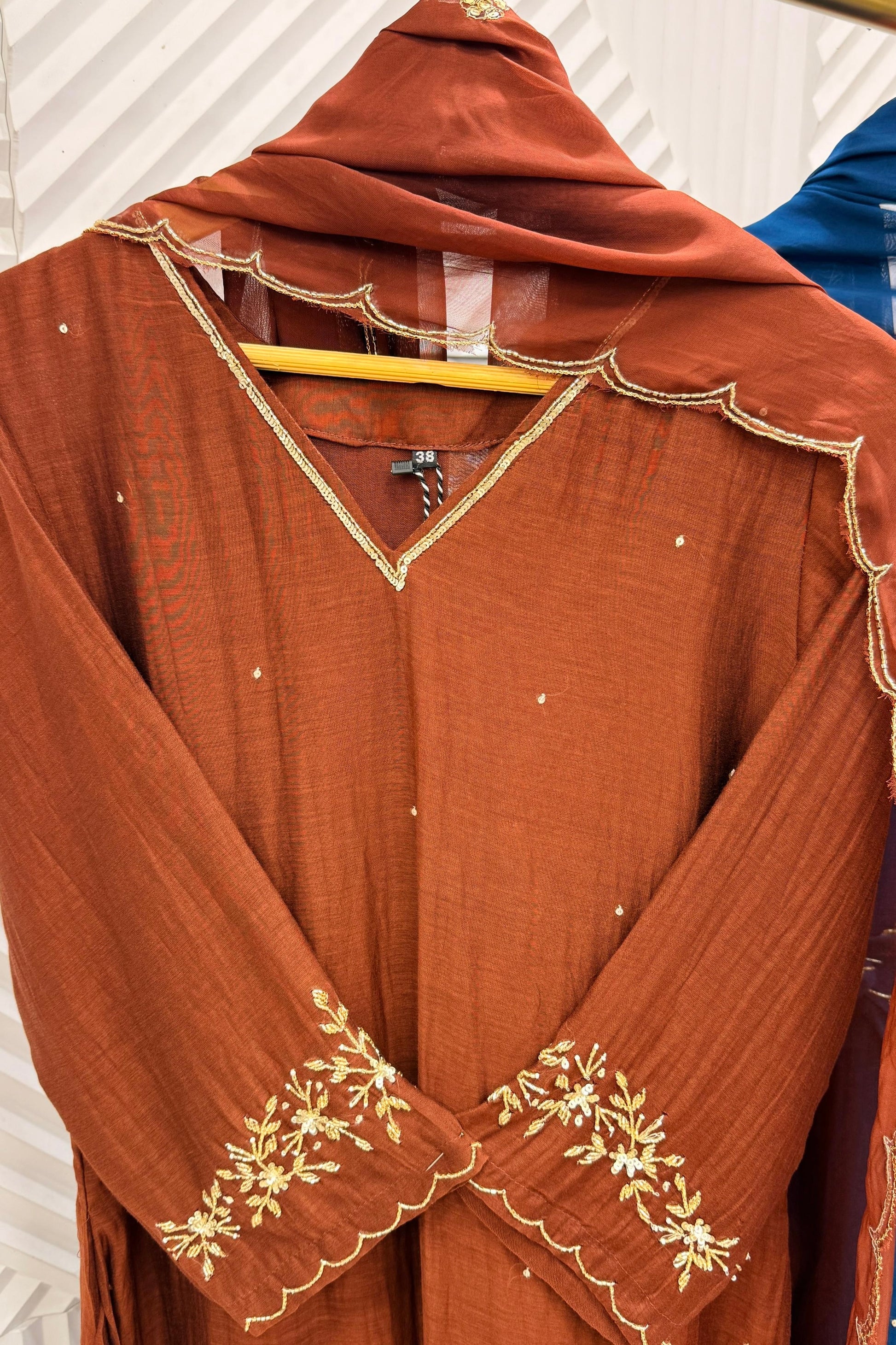 ✨”Samilsha - Premium Mul Chanderi A-Line Kurta Set