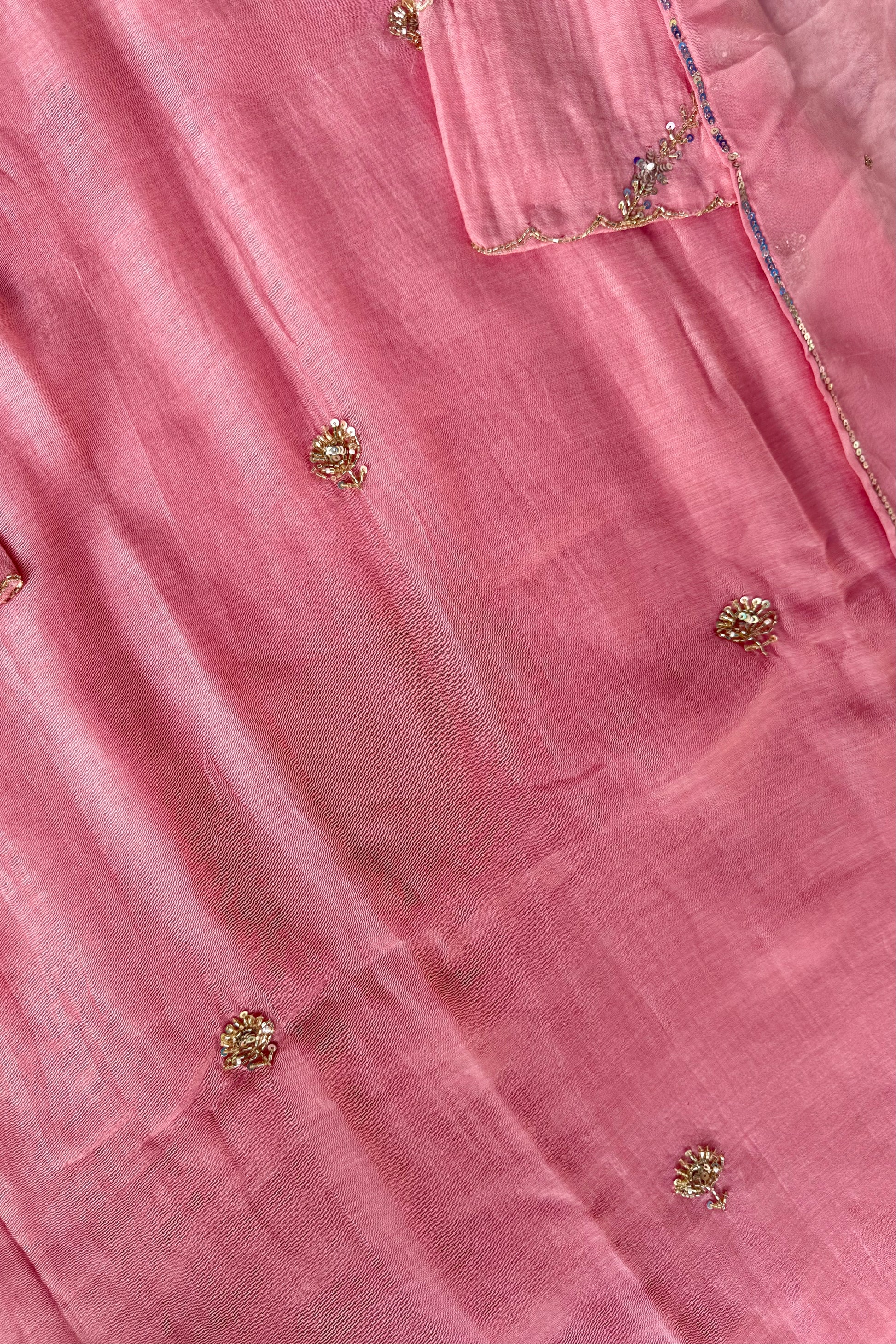 ✨”Unique- Party Wear Mul Chanderi A Line Kurta set 🛍️