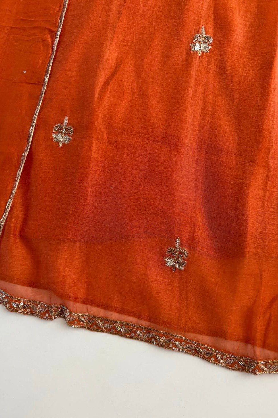🛍️Mishka - Designer Mul Chanderi Handwork Suit Set