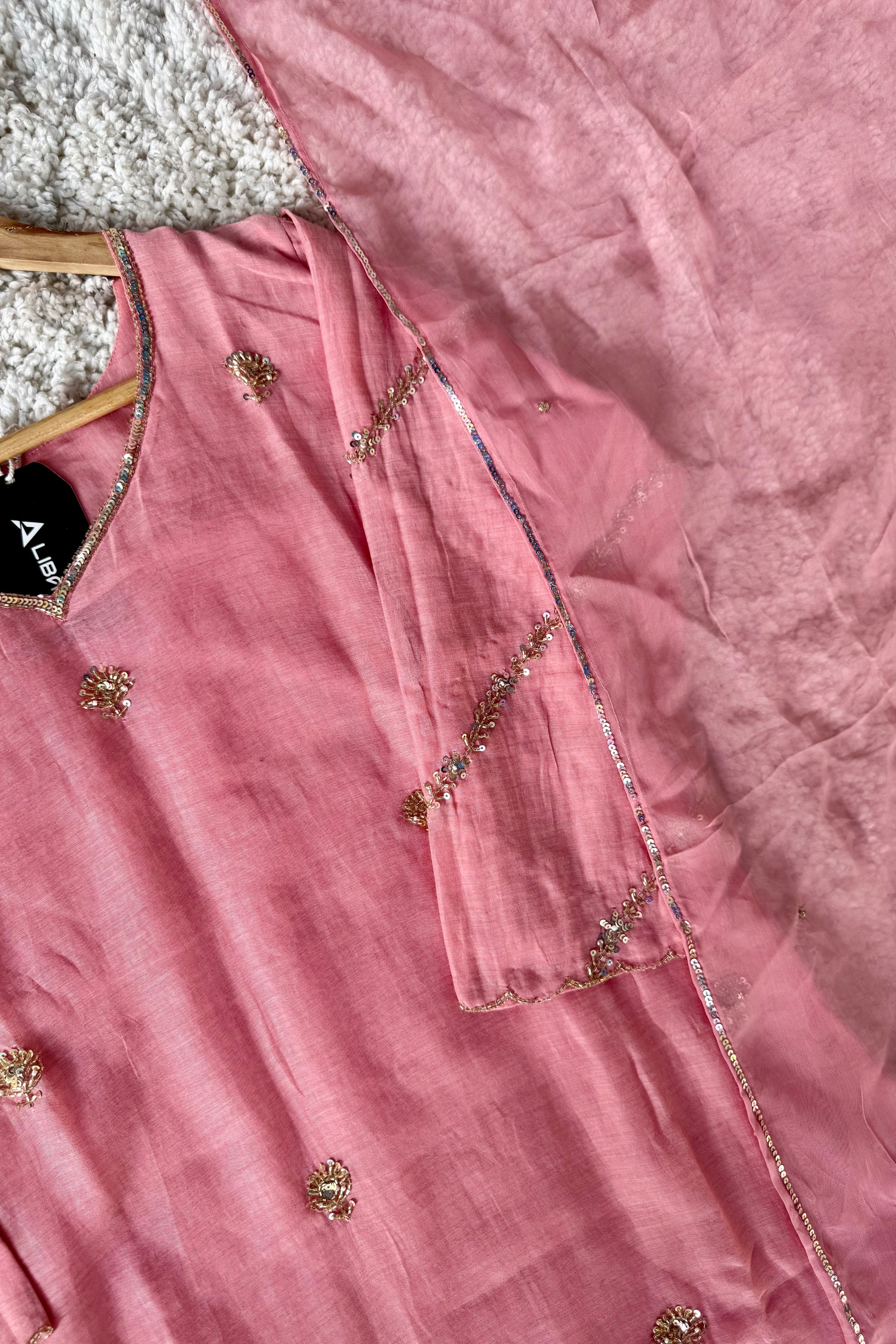 ✨”Unique- Party Wear Mul Chanderi A Line Kurta set 🛍️