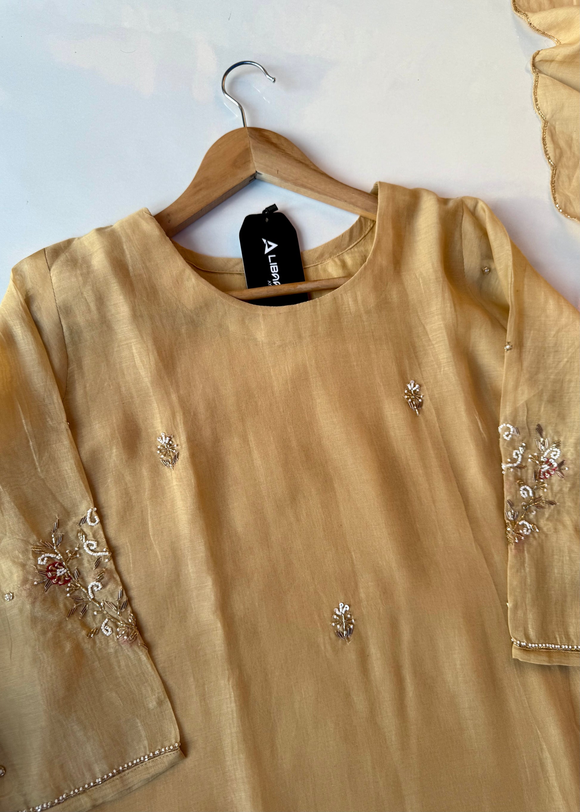 “Iqrah” premium Mul-Chanderi Party wear A Line suit set