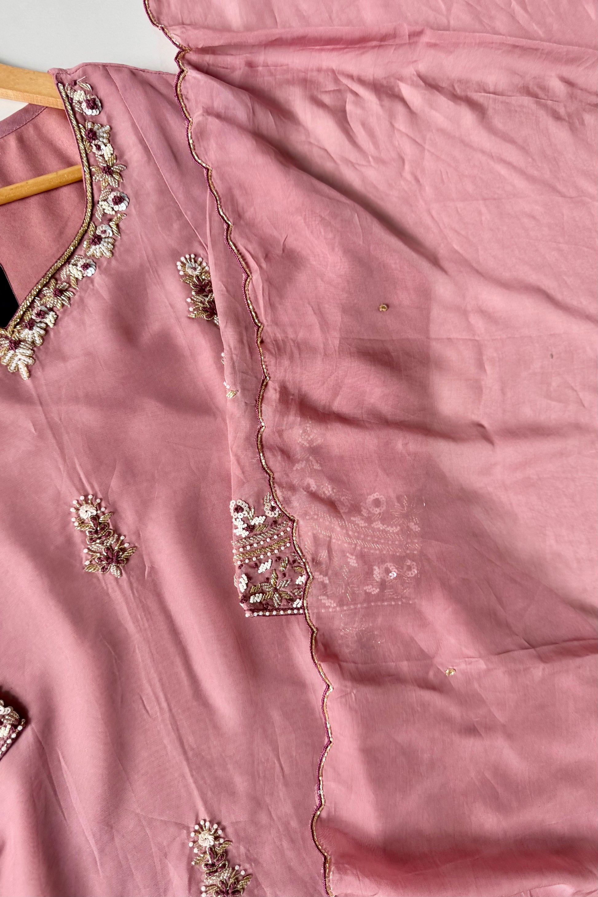 🛍️Alina - Premium Designer Organza Viscose A Line Kurta Set