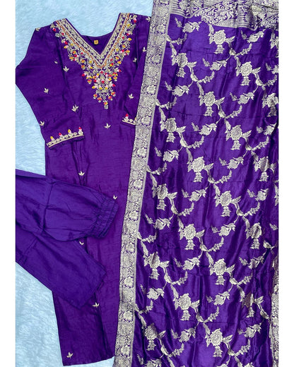 “ MAANSI” Premium range Heavy handwork kurti set