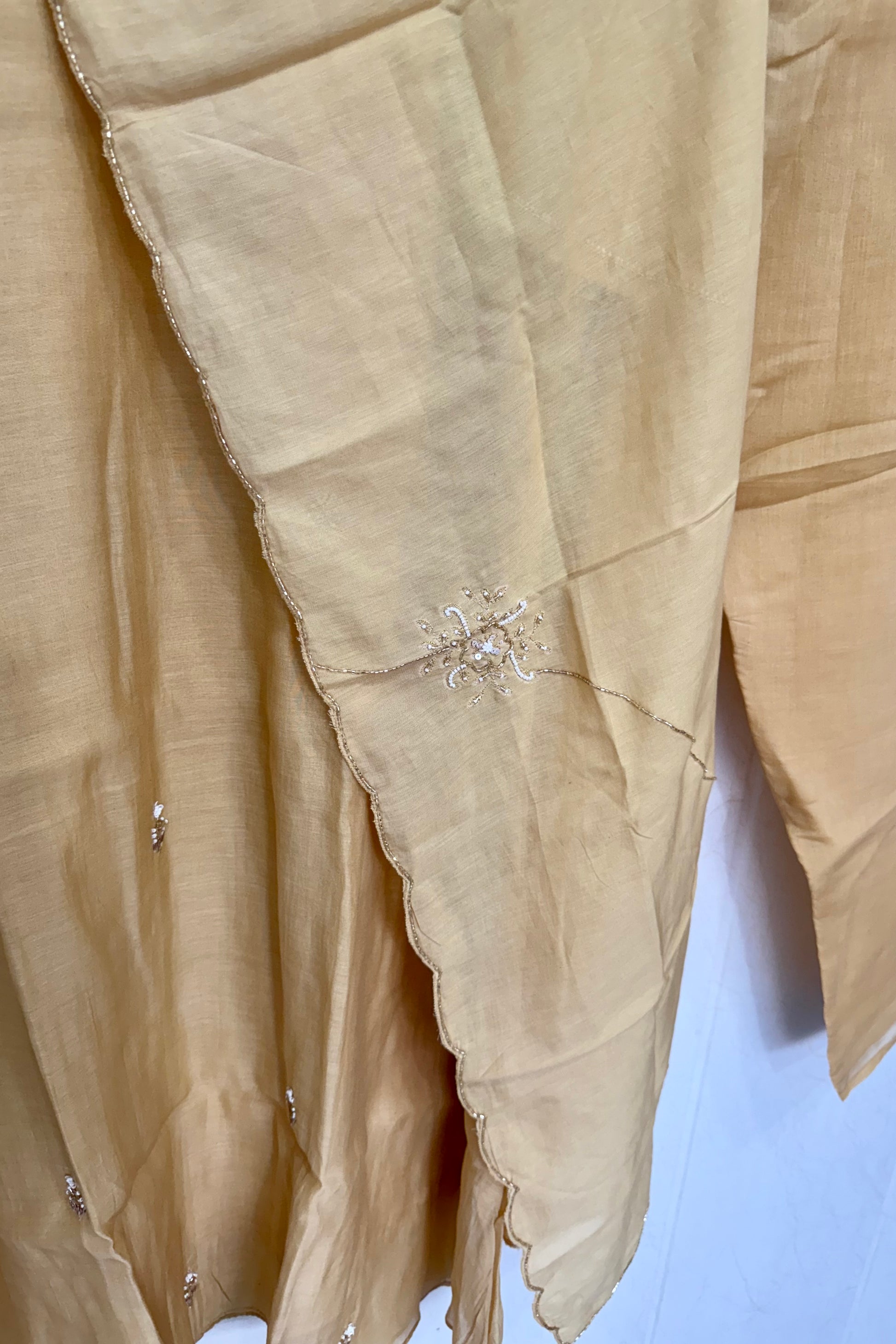 “Iqrah” premium Mul-Chanderi Party wear A Line suit set