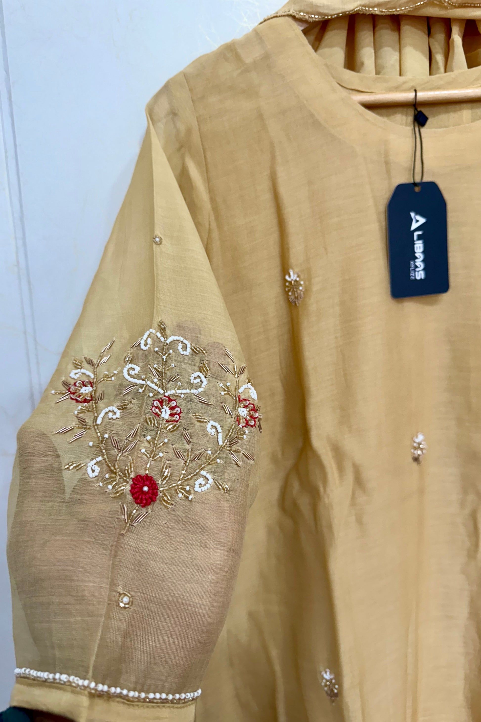 “Iqrah” premium Mul-Chanderi Party wear A Line suit set