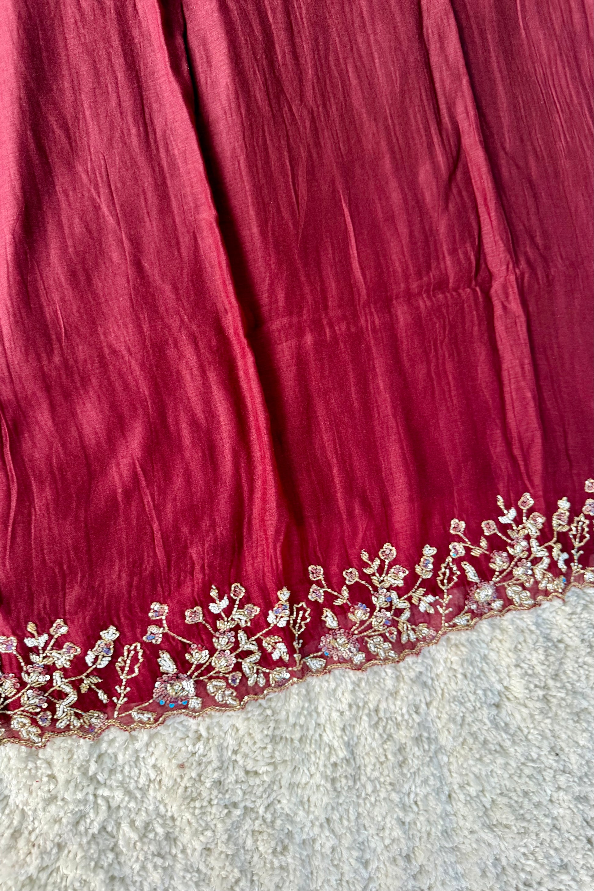 ✨”Auzan– Premium Mul Chanderi A-Line Kurta Set