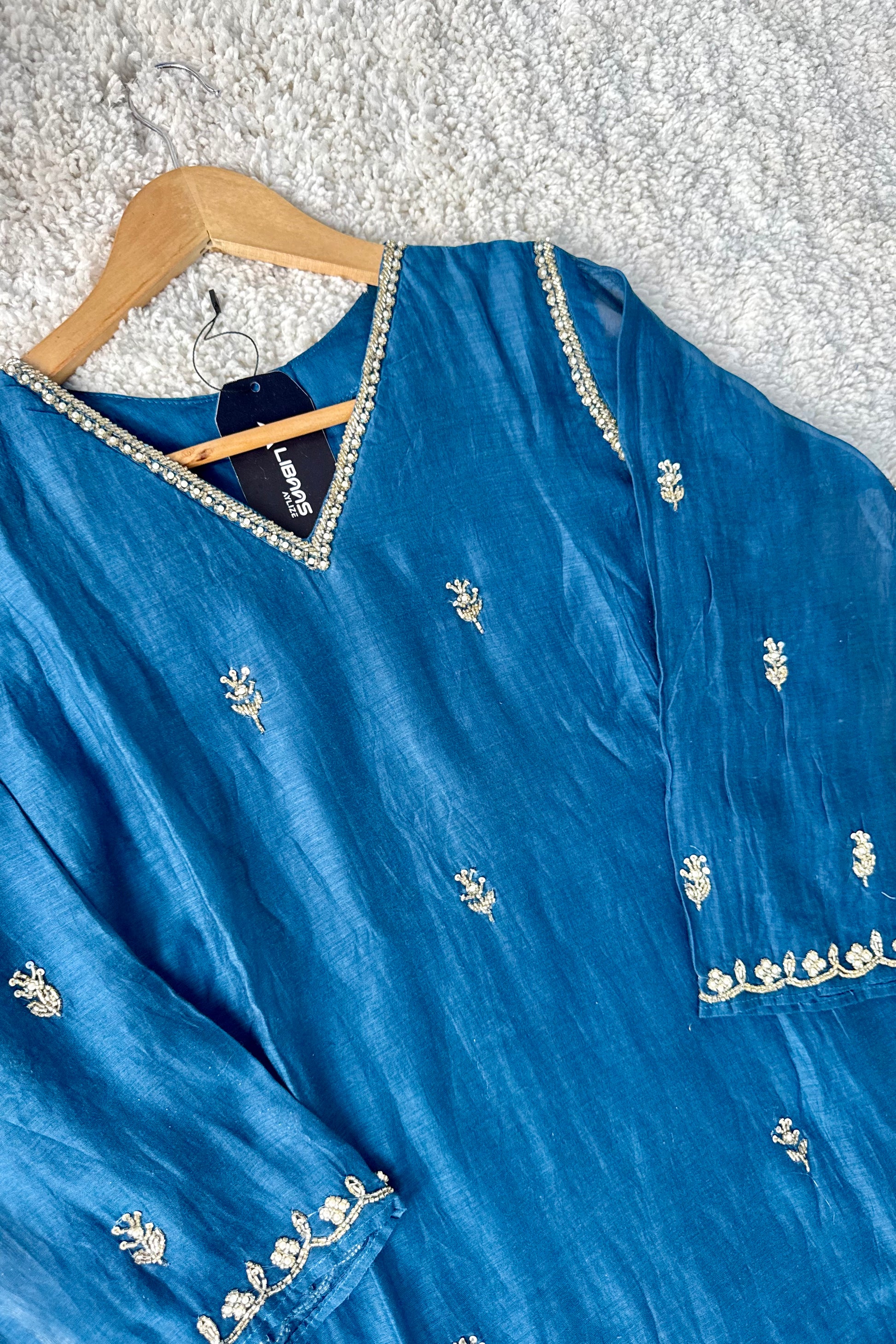 ✨”Mehar– Premium Party wear Mul Chanderi A-Line Kurta Set✨