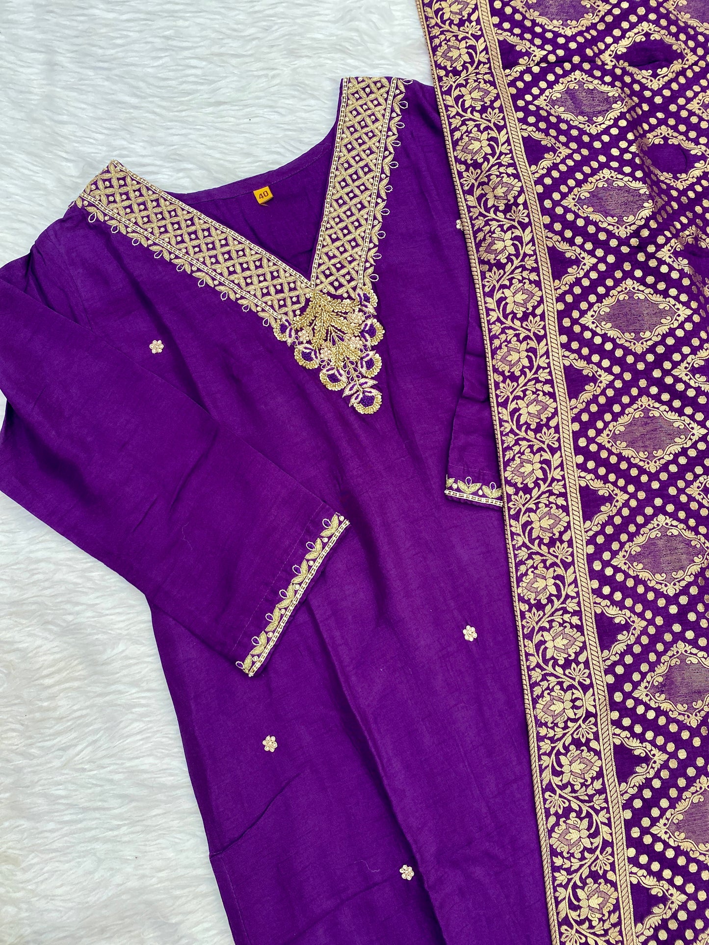 “RASHIDA” Premium range Heavy handwork kurti set