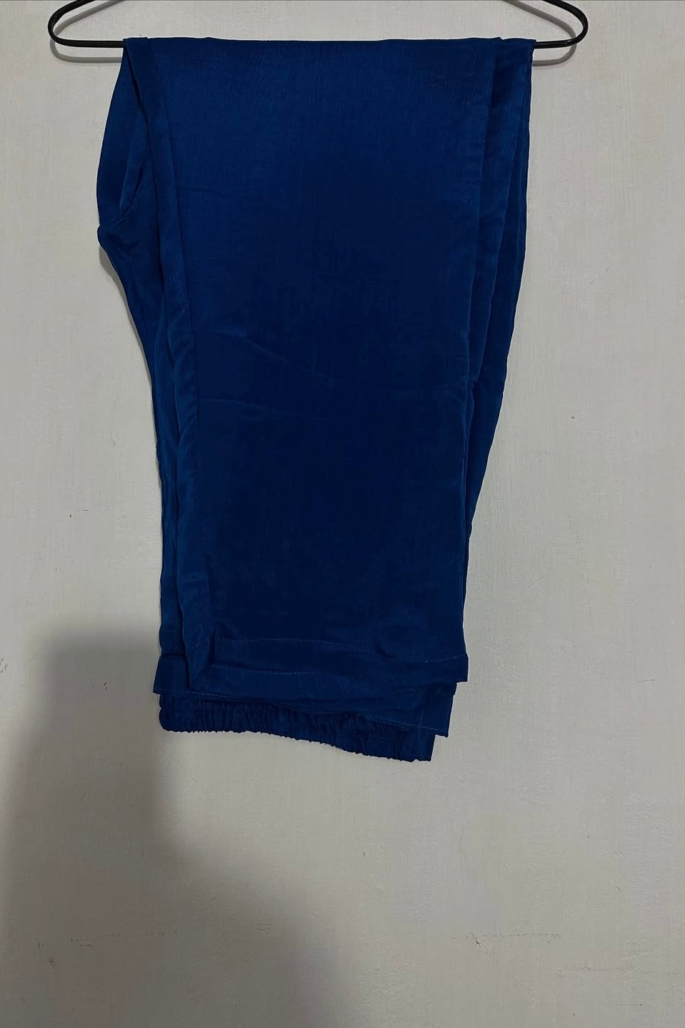 “Noor” Introducing Royal Blue & Hot Pink Heavy Handwork Chinnon A Line Suit