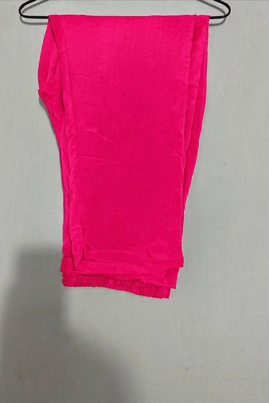 “Noor” Introducing Royal Blue & Hot Pink Heavy Handwork Chinnon A Line Suit