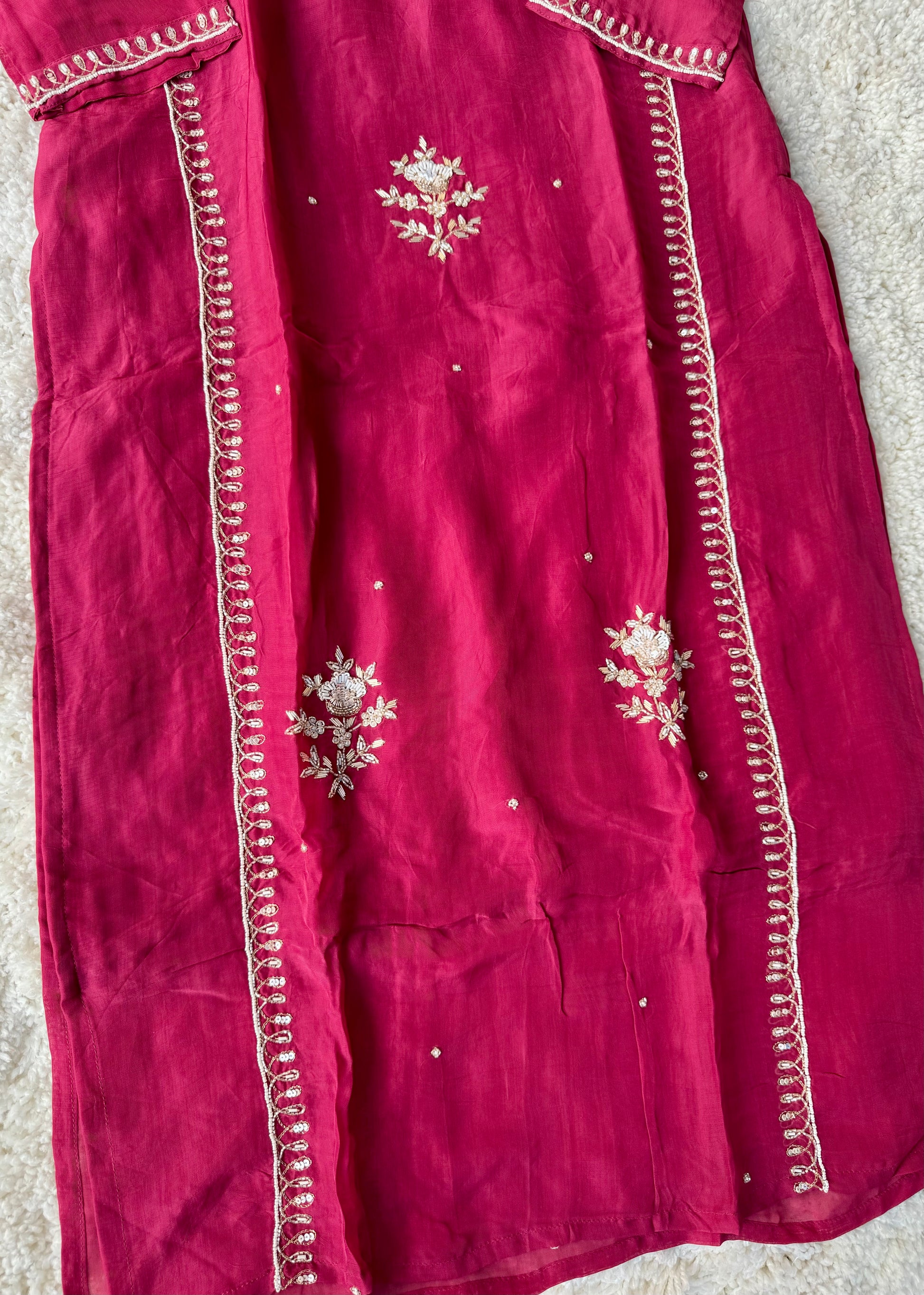 “Ujjwal” Trending Organza Viscose Suit set 🛍️