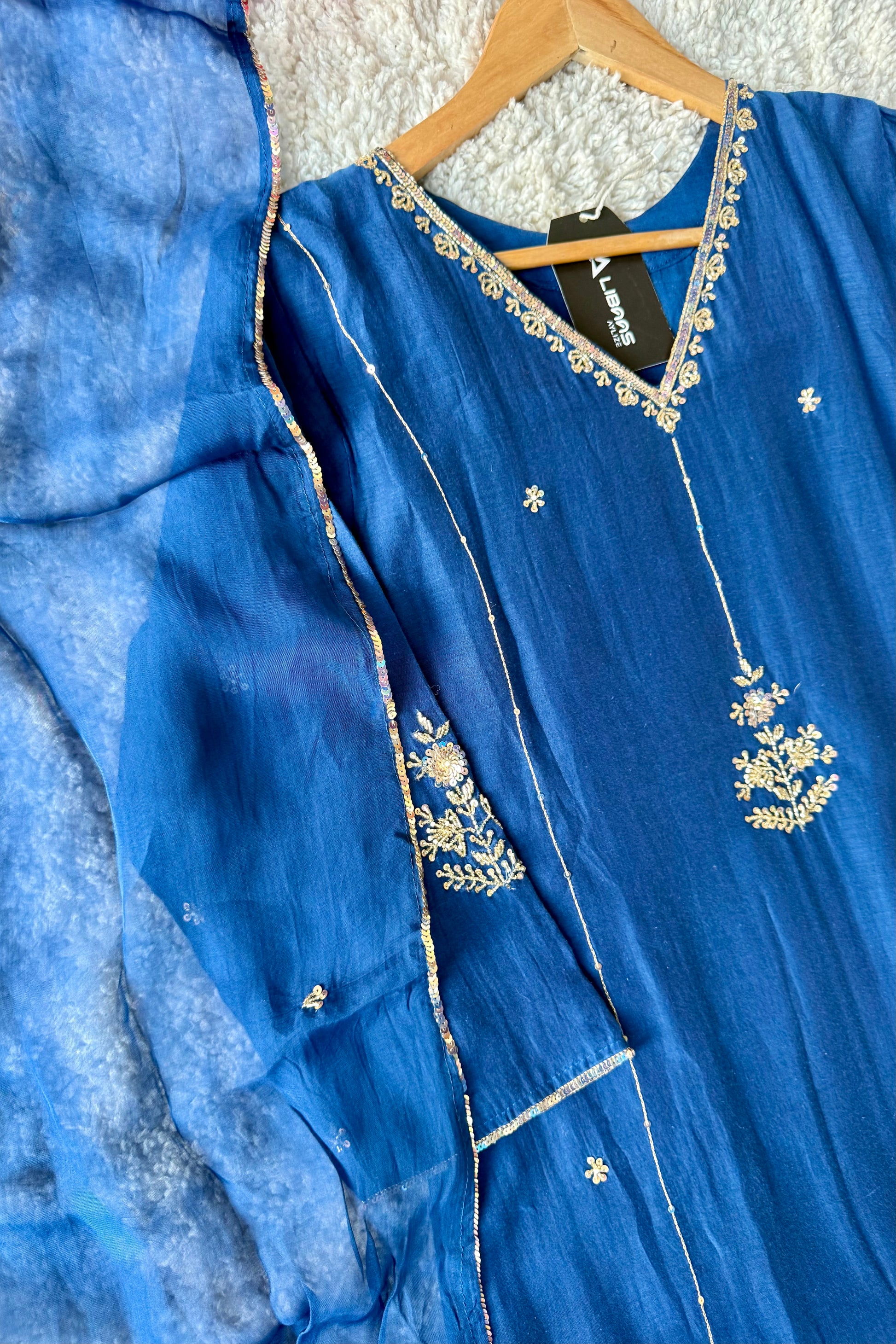 ✨”Grace- Premium Party Wear Mul Chanderi Kurta Set 🛍️