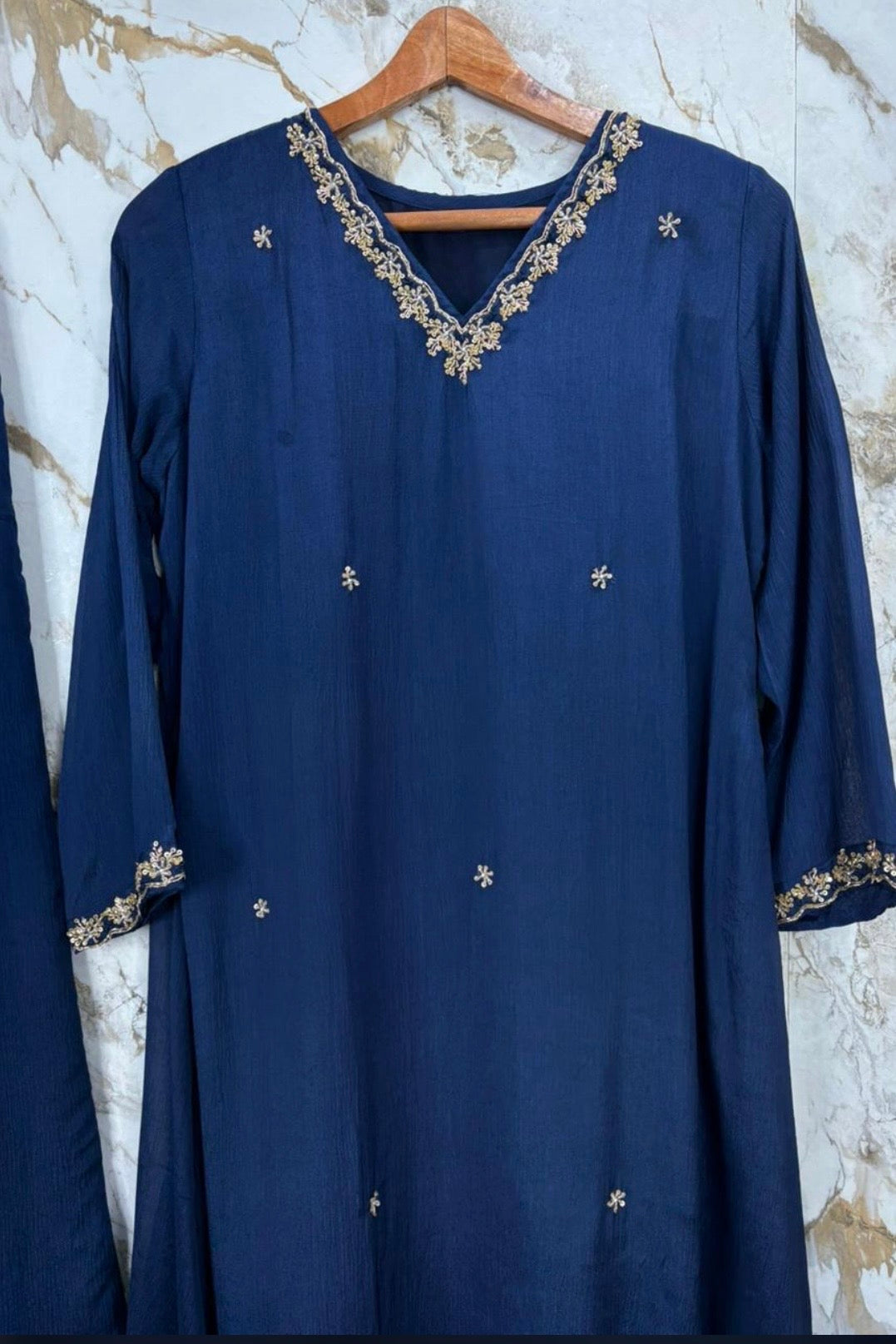 Aaira - Premium Chinnon A-Line Suit Set