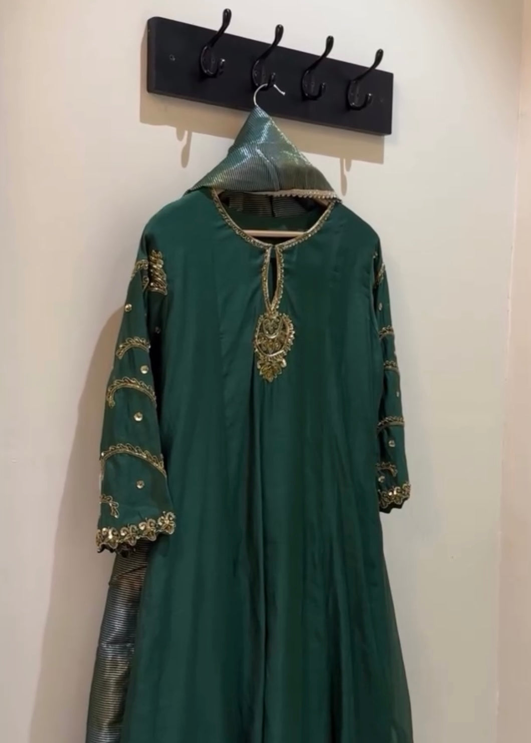 “Myra” Premium Mul Chanderi A line Anarkali Kurta Set