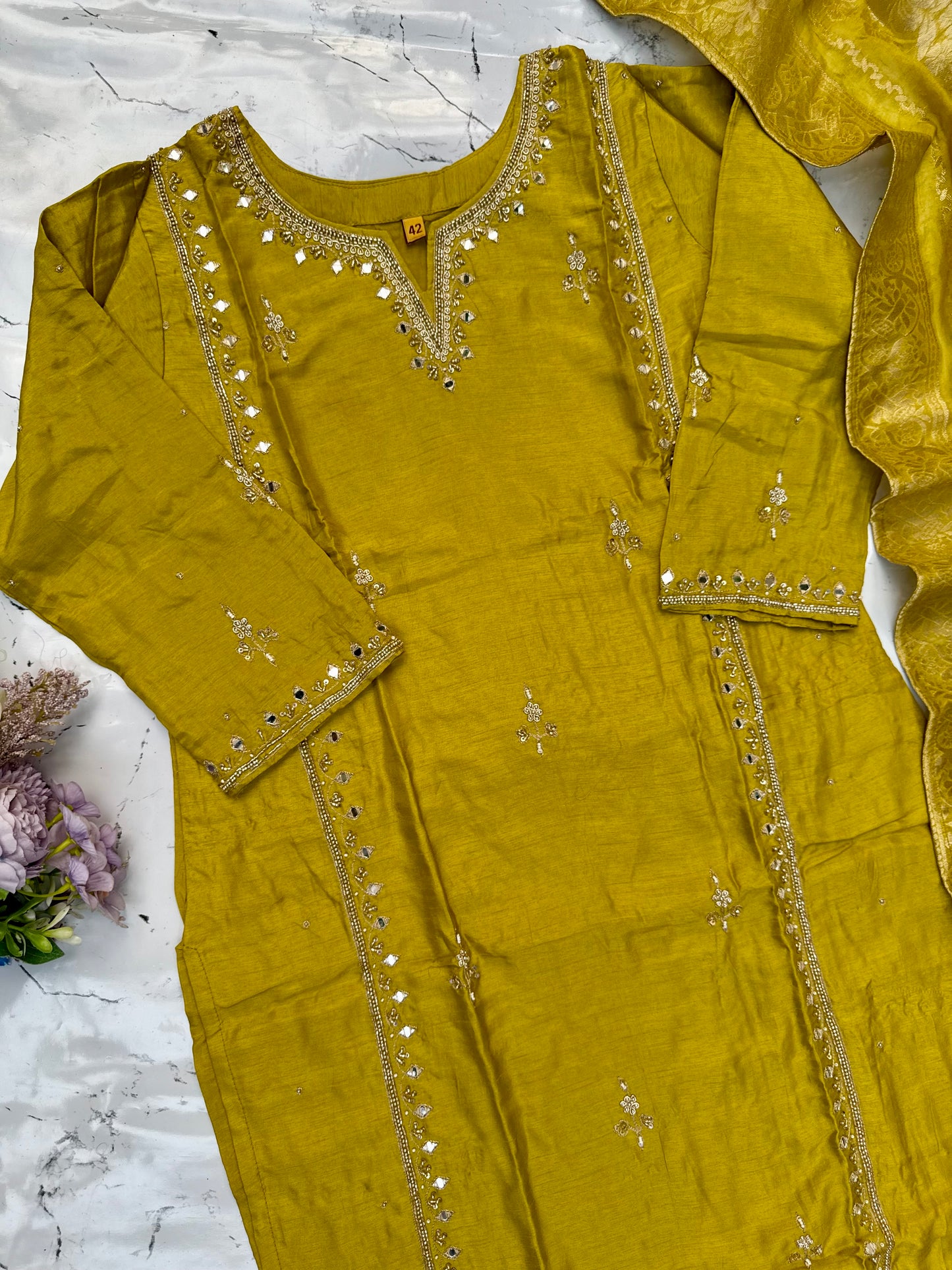 “Nisar” A very beautiful party wear heavy handwork set 🛍️