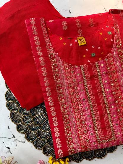 “Mustarab” Beautiful jacquard silk kurti pant with dupatta set 🛍️♥️