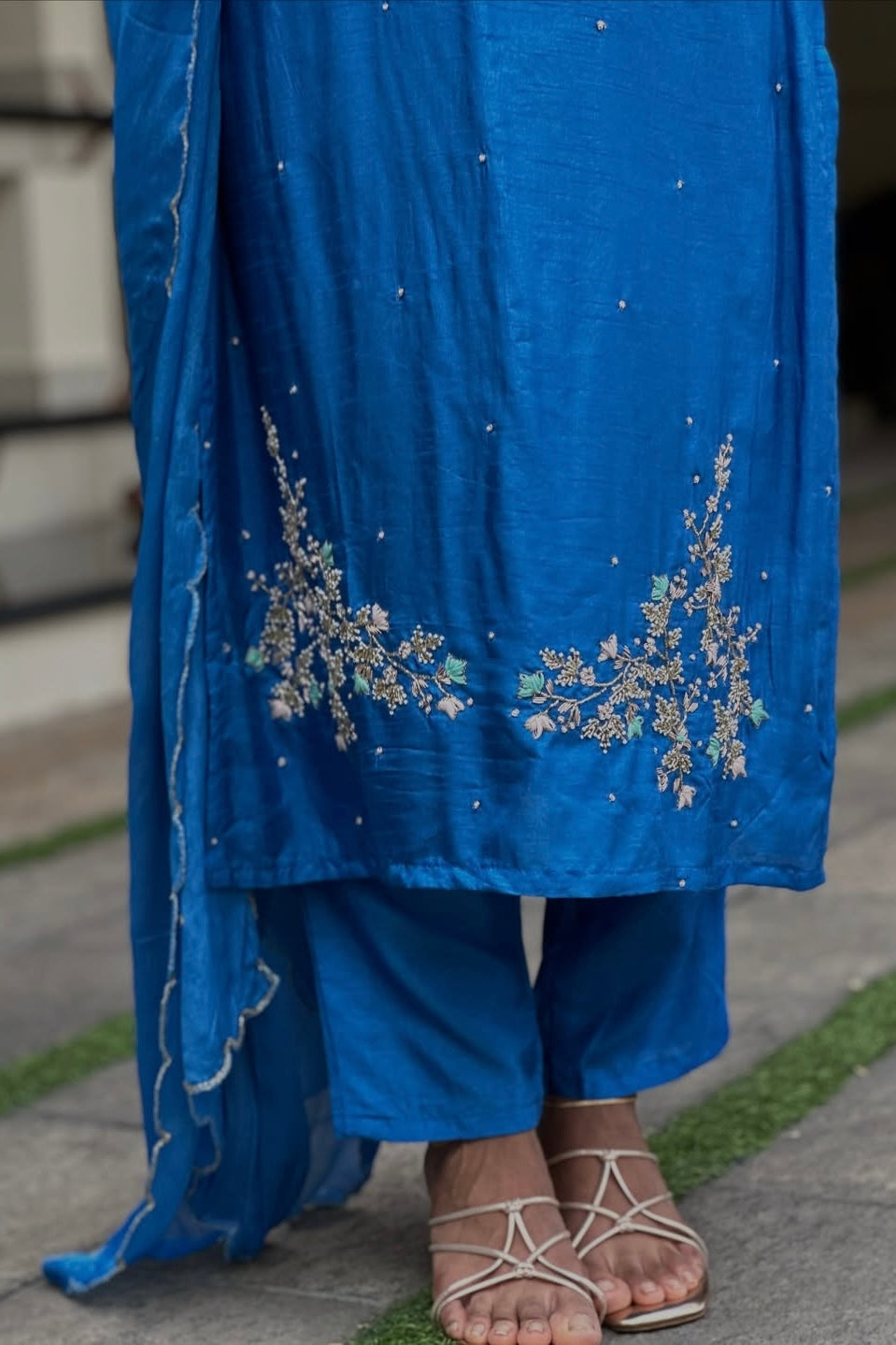 💫Nitya- Premium Dola silk Kurta set