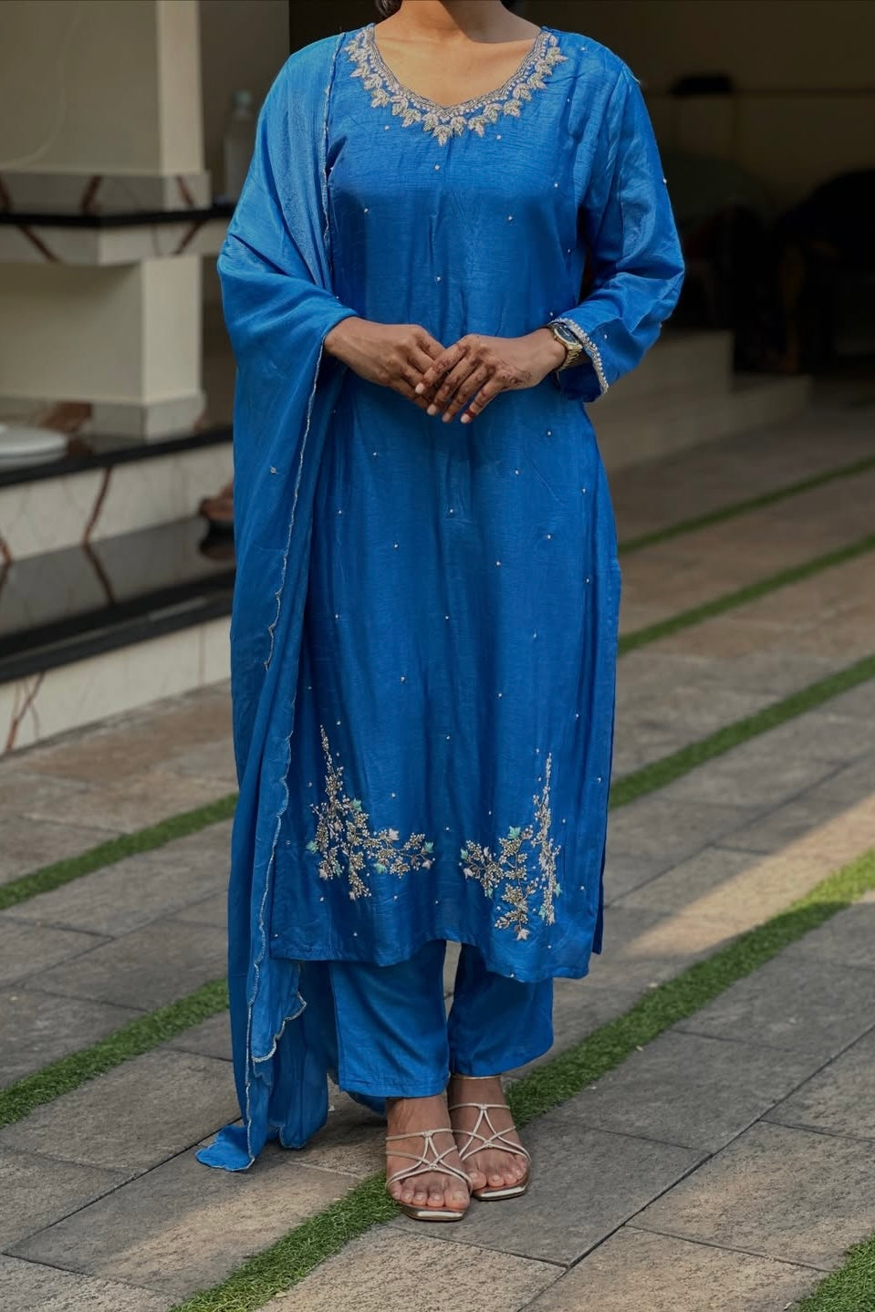 💫Nitya- Premium Dola silk Kurta set