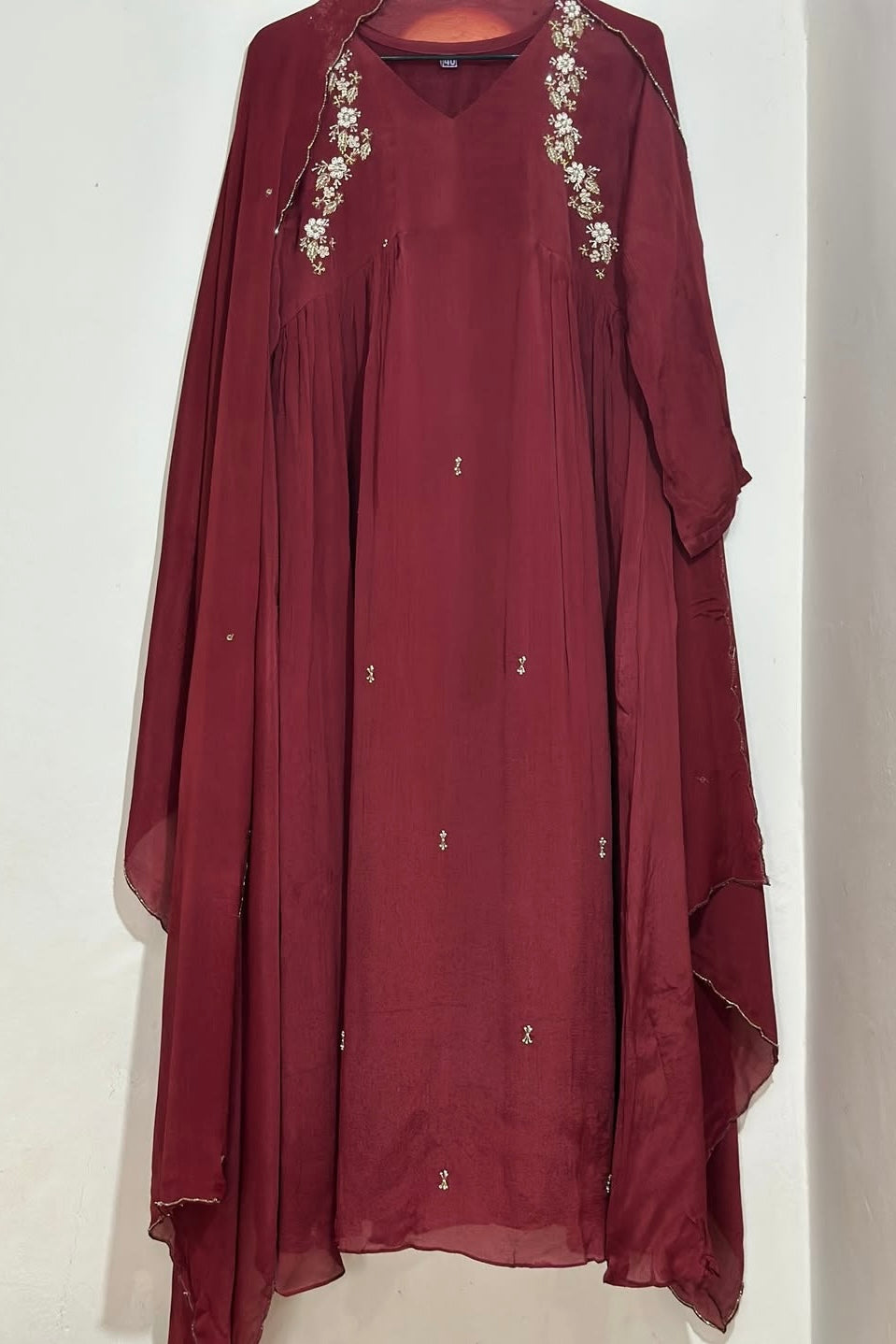 💫Zayna - Premium Chinnon anarkali kurta set