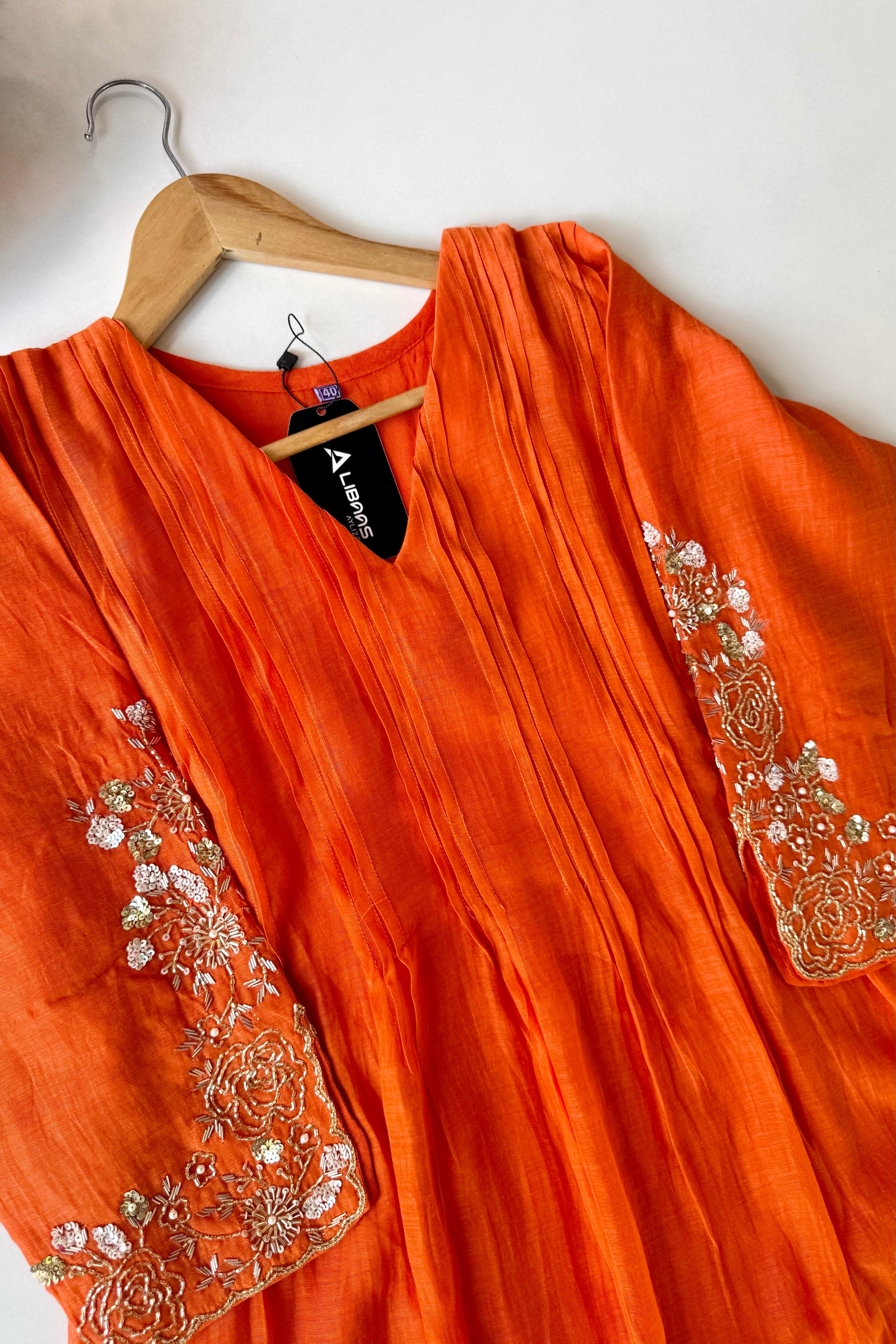 🛍️”Az025 – Premium Banaras Mul Chanderi A Line Kurta Set