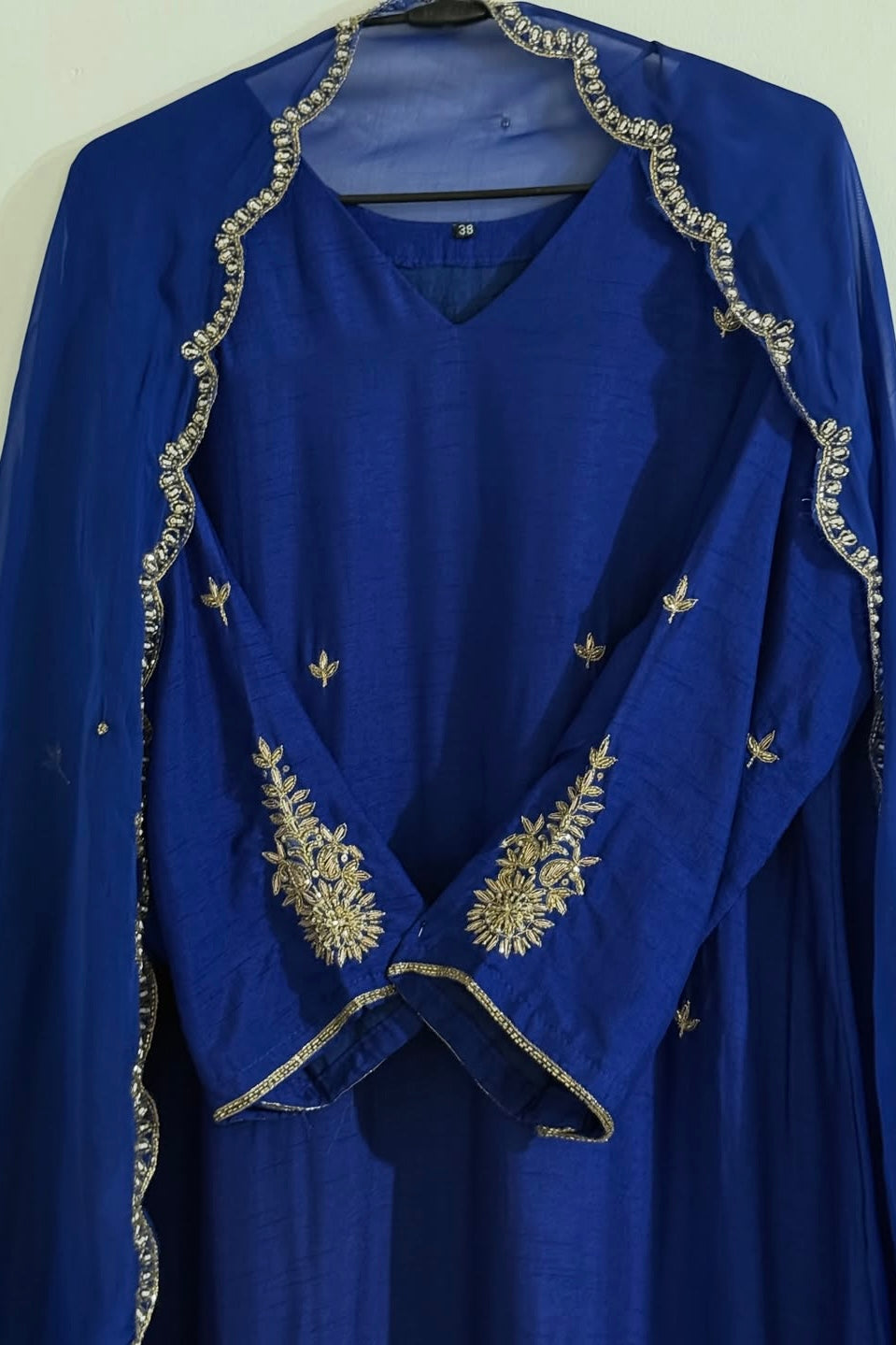 ✨”Aarti– Premium Dola Silk Heavy Anarkali Kurta Set