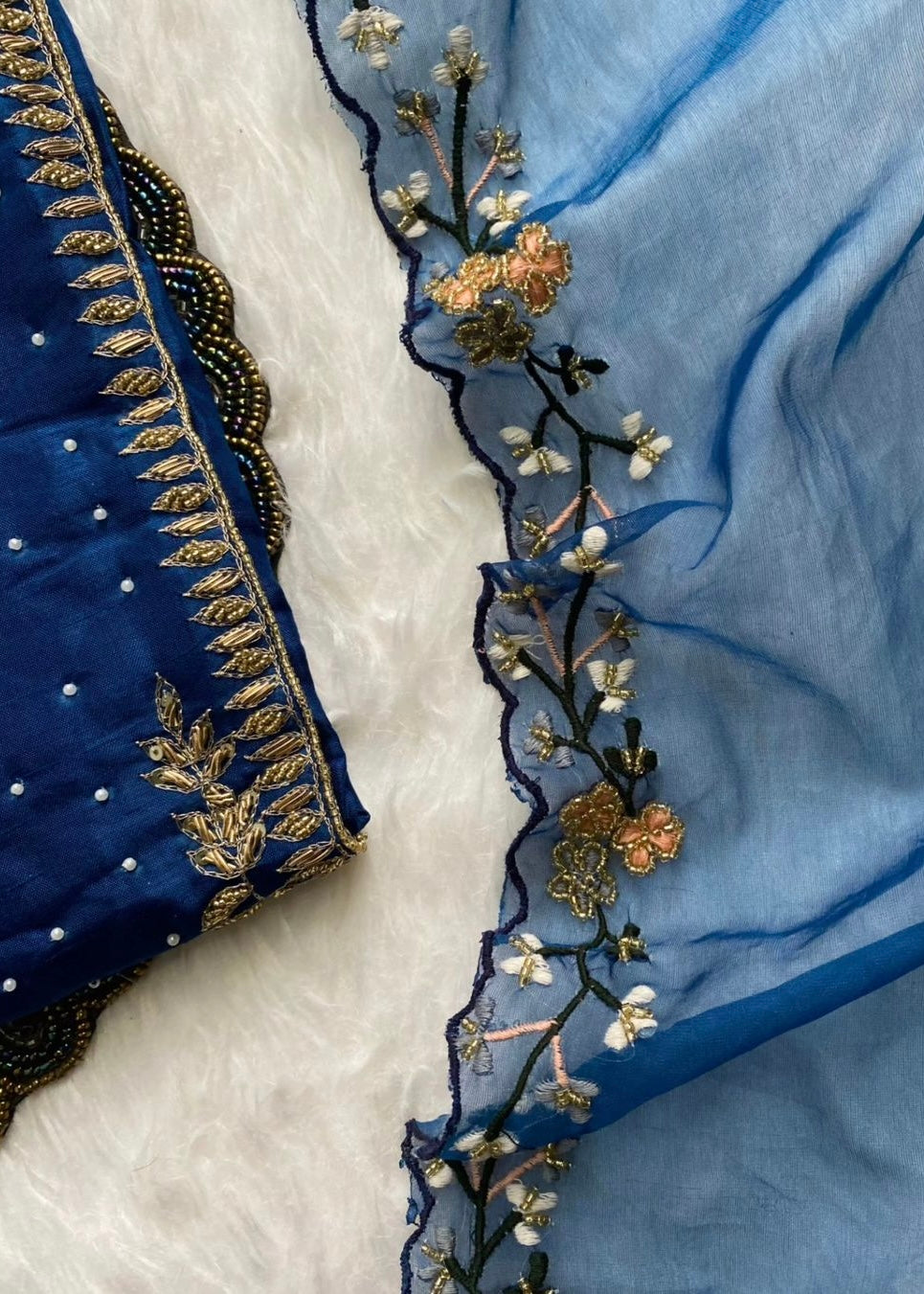 “ALKA” A very beautiful piece with zardozi & zari handwork set