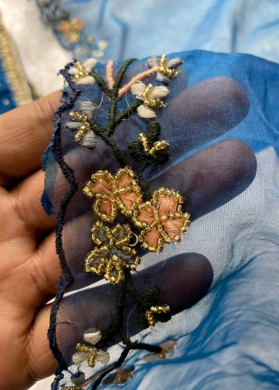 “ALKA” A very beautiful piece with zardozi & zari handwork set
