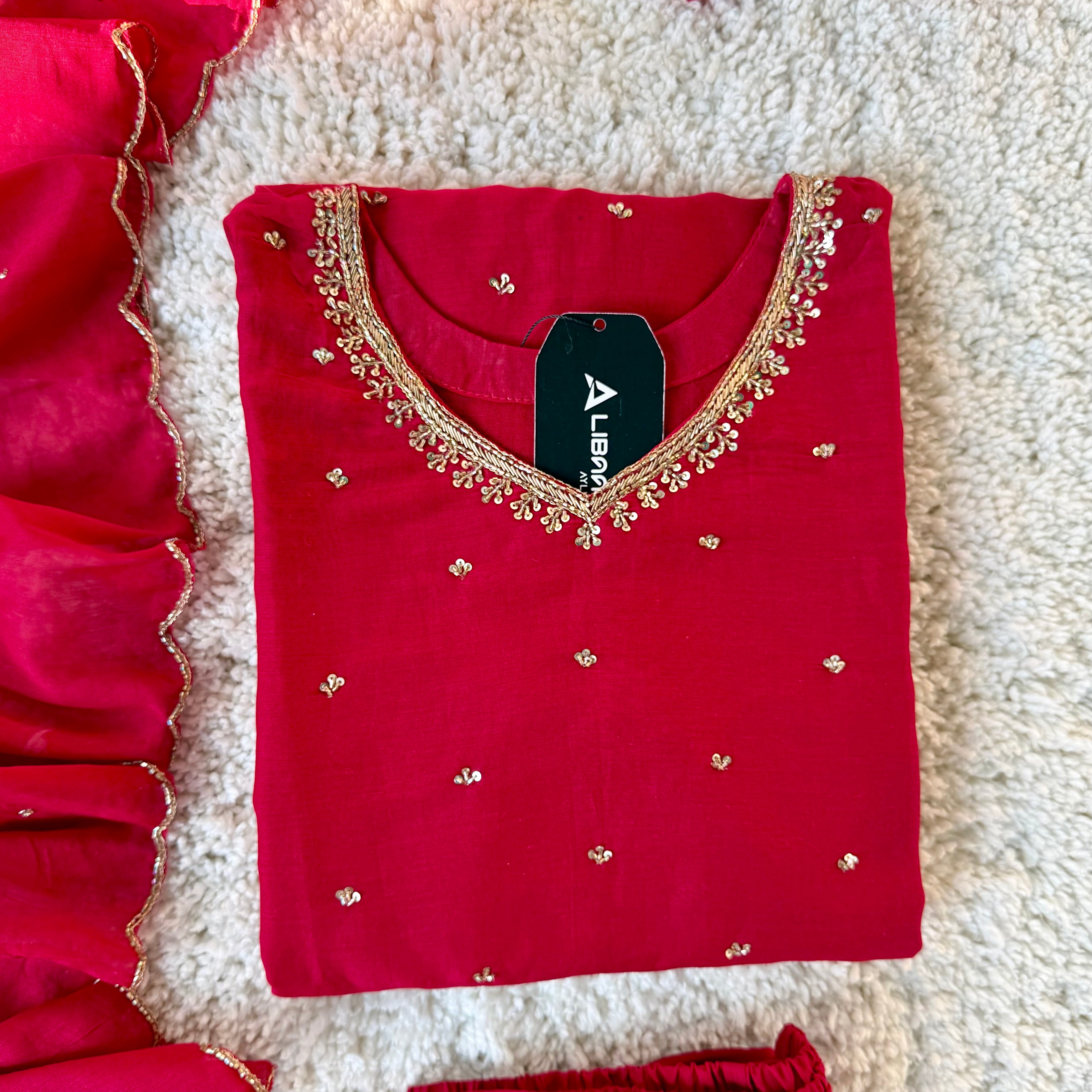 ✨Aditi - Karwa Chauth Special Mul Chanderi A-Line Kurta sets