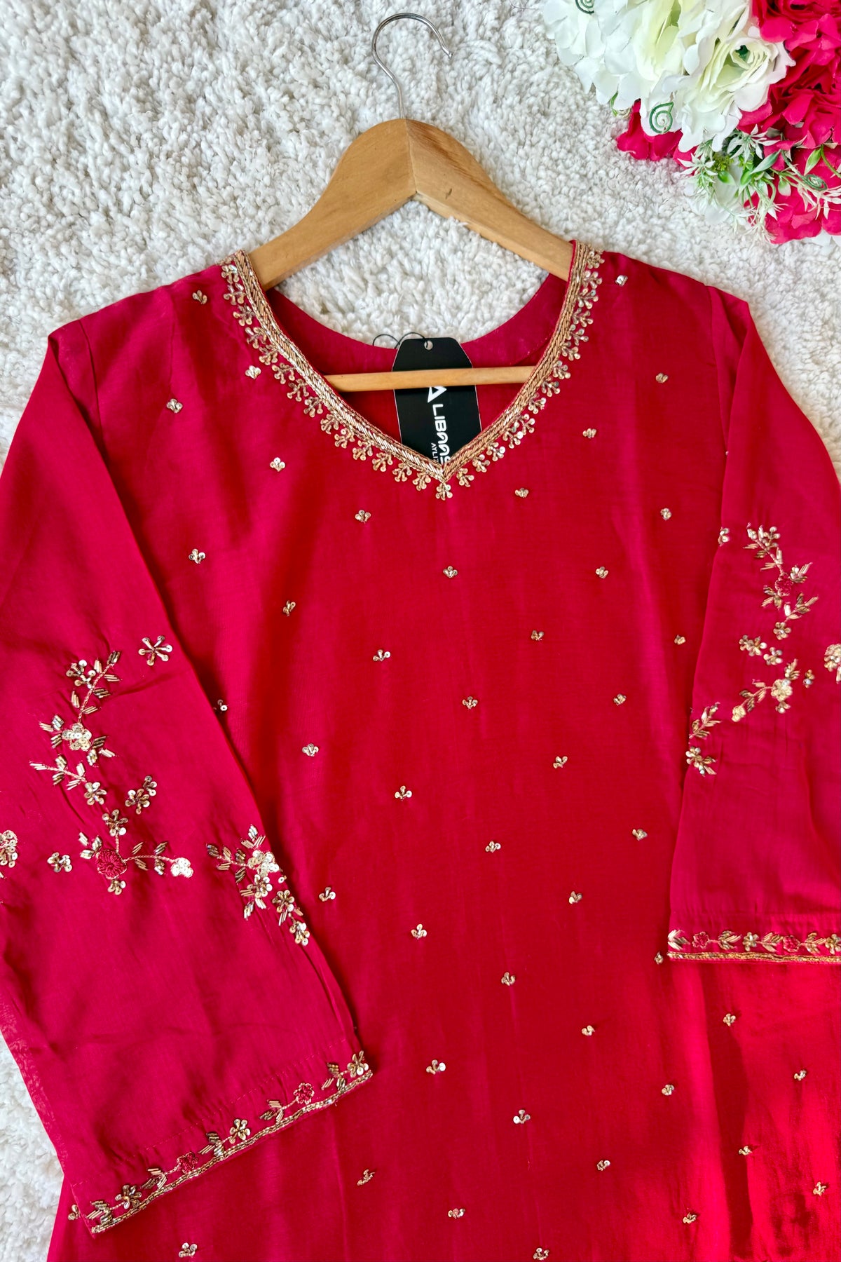 ✨Aditi - Karwa Chauth Special Mul Chanderi A-Line Kurta sets