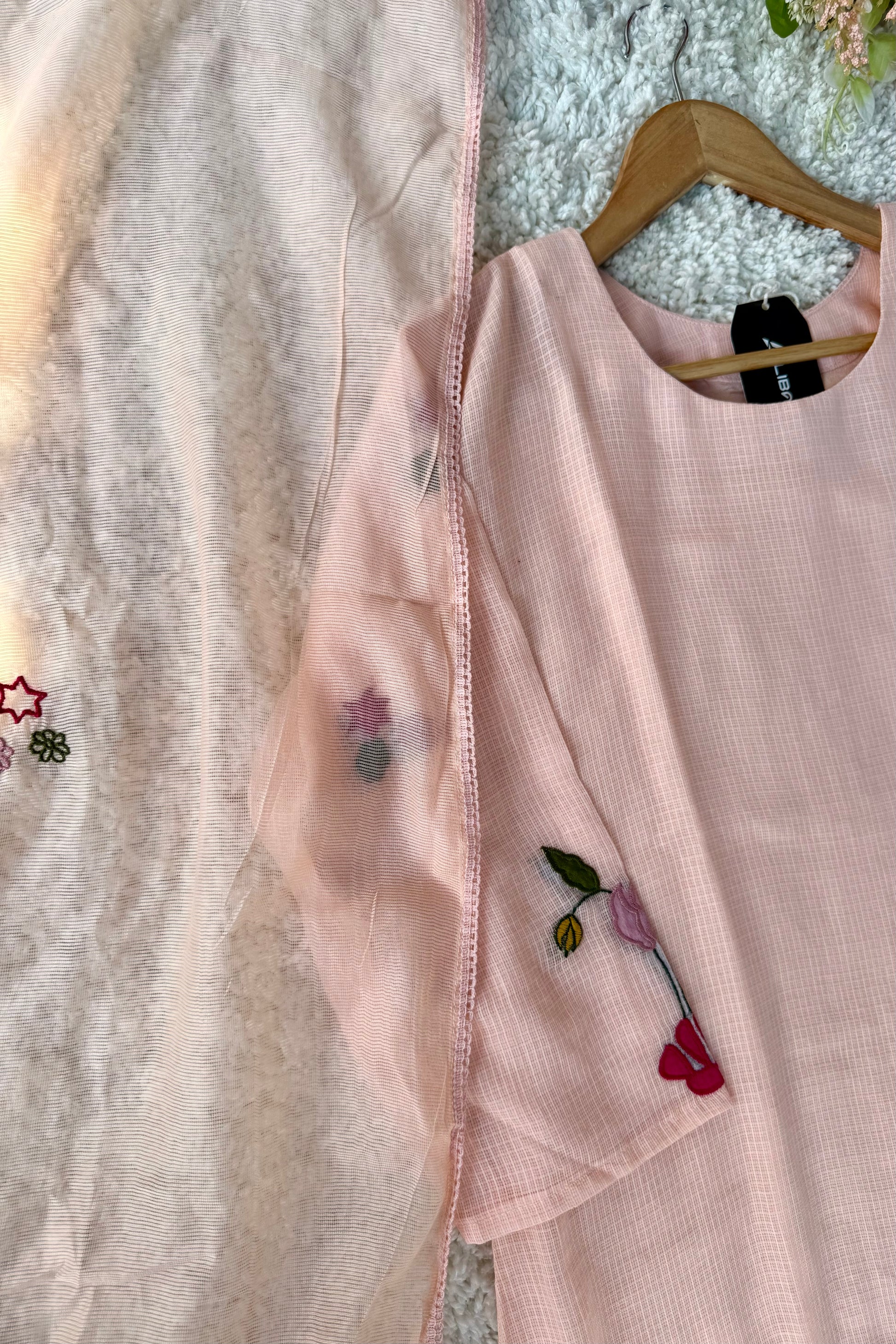 Gulnoor – Beautifully crafted Kota A-Line Kurta Set