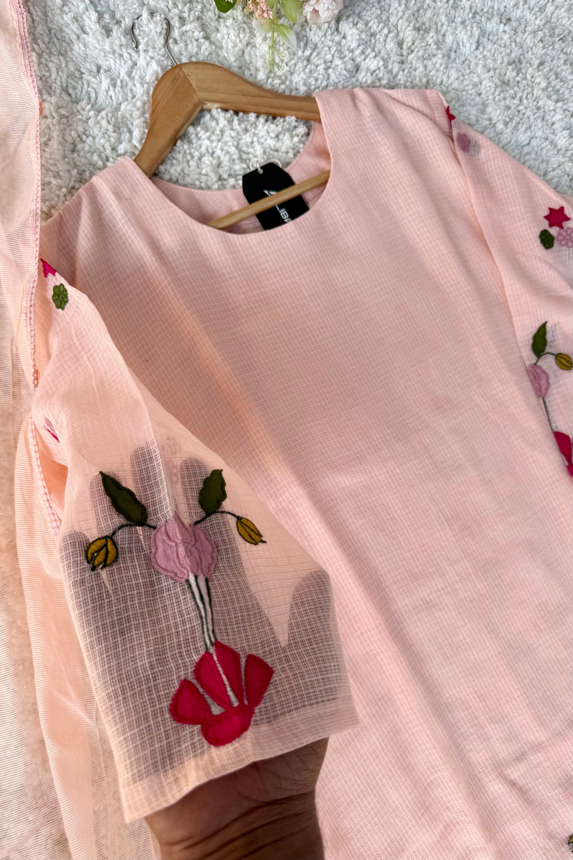 Gulnoor – Beautifully crafted Kota A-Line Kurta Set