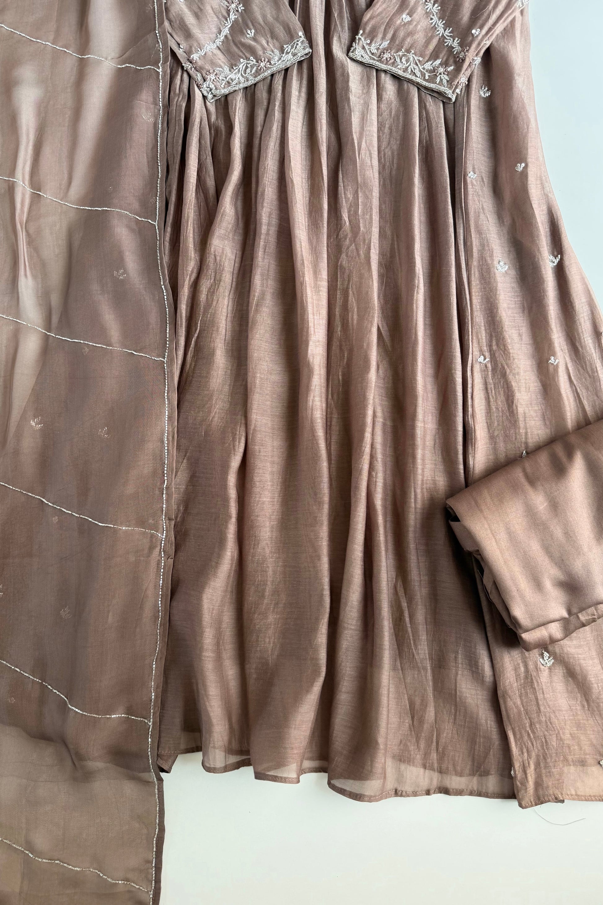 ✨Umang- Premium Mul Chanderi Anarkali Kurta Set