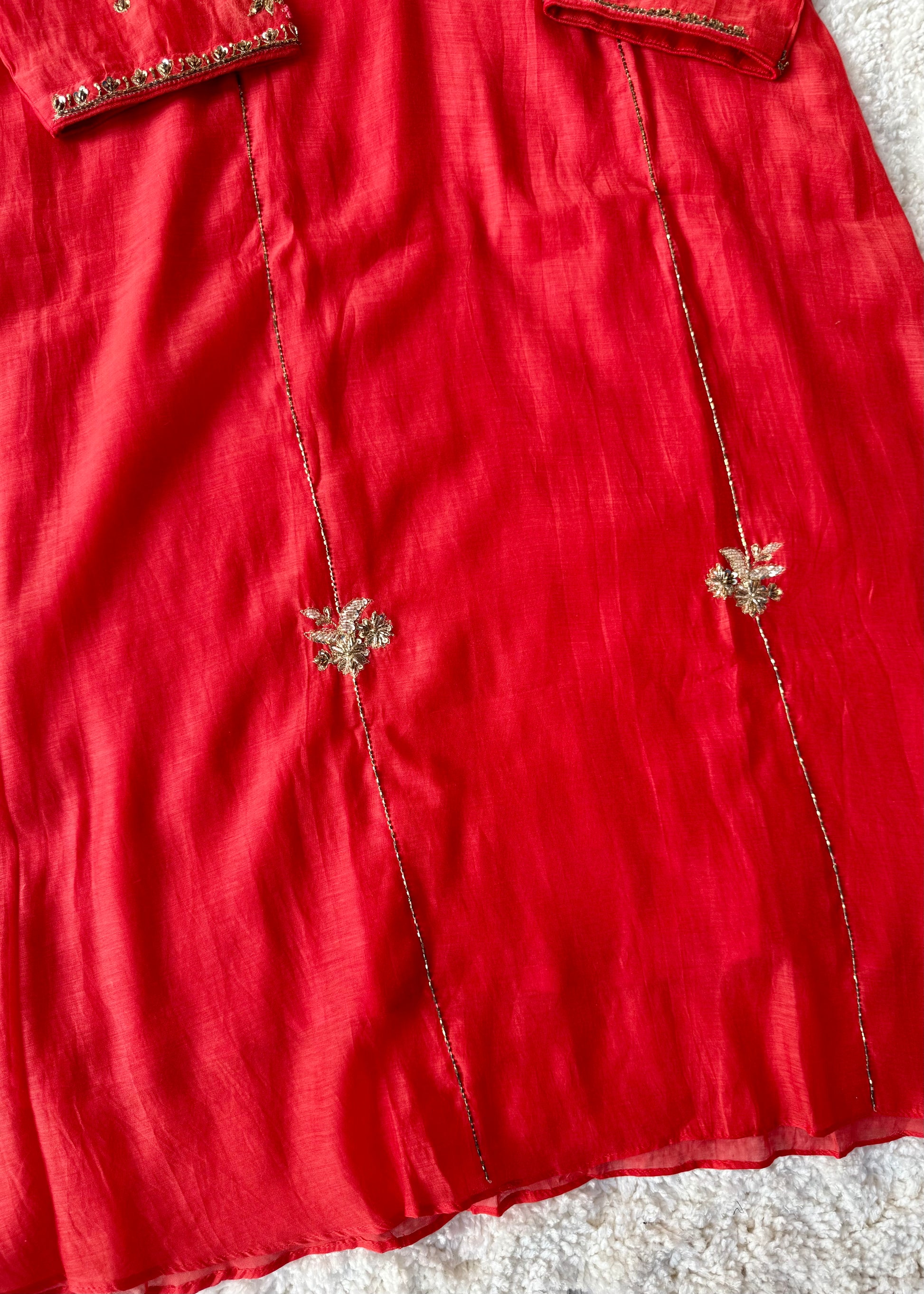 “Aavya” Premium Mul Chanderi A-Line Suit 💕