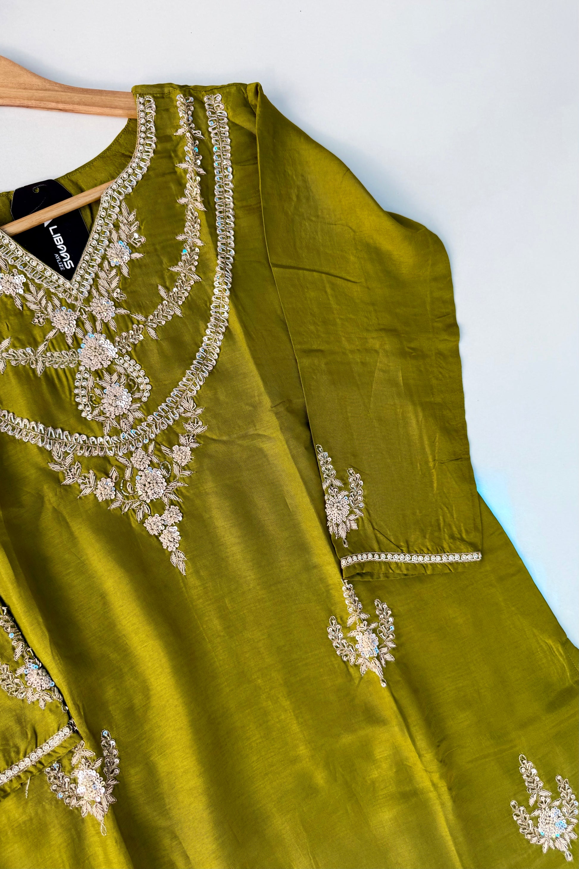 💫Ruchi – Premium Dola Silk Heavy Handwork Kurta Set