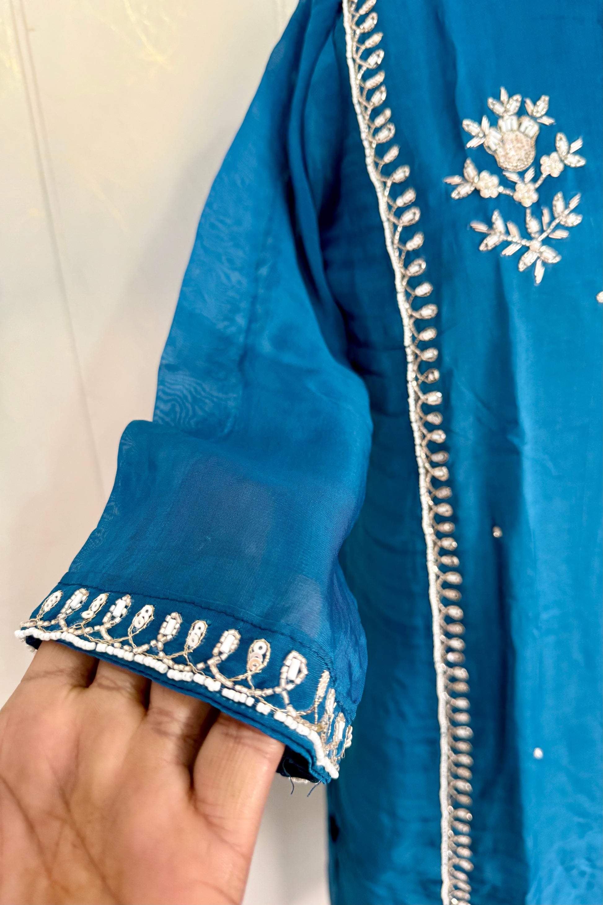 “Ujjwal” Trending Organza Viscose Suit set 🛍️