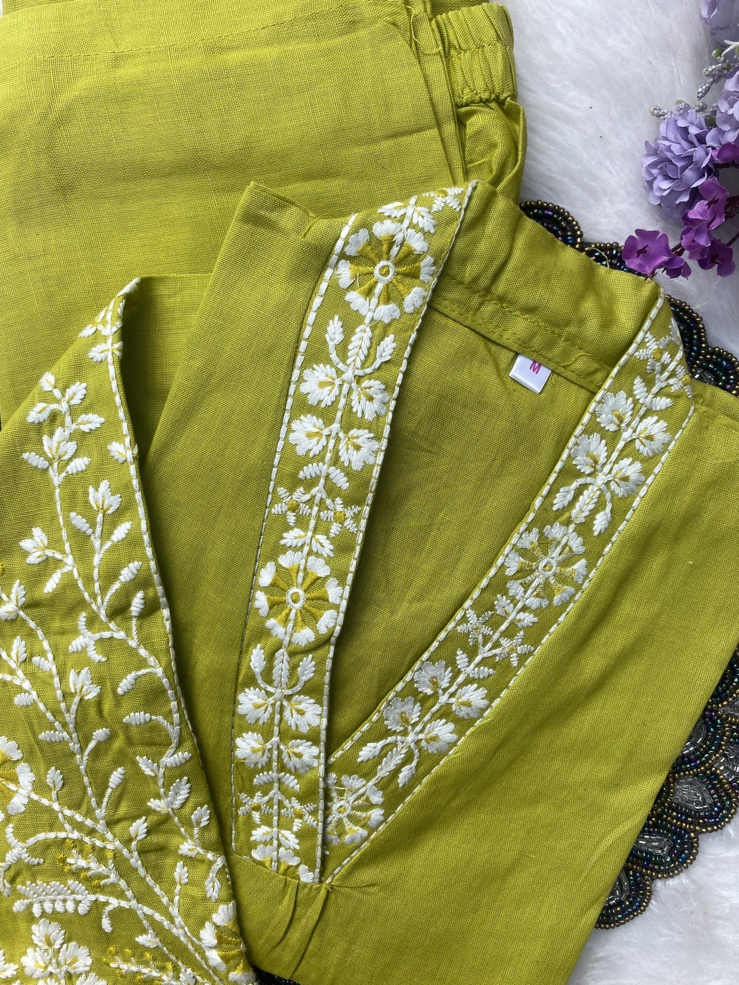 “Rusk” Premium cotton kurti pant set