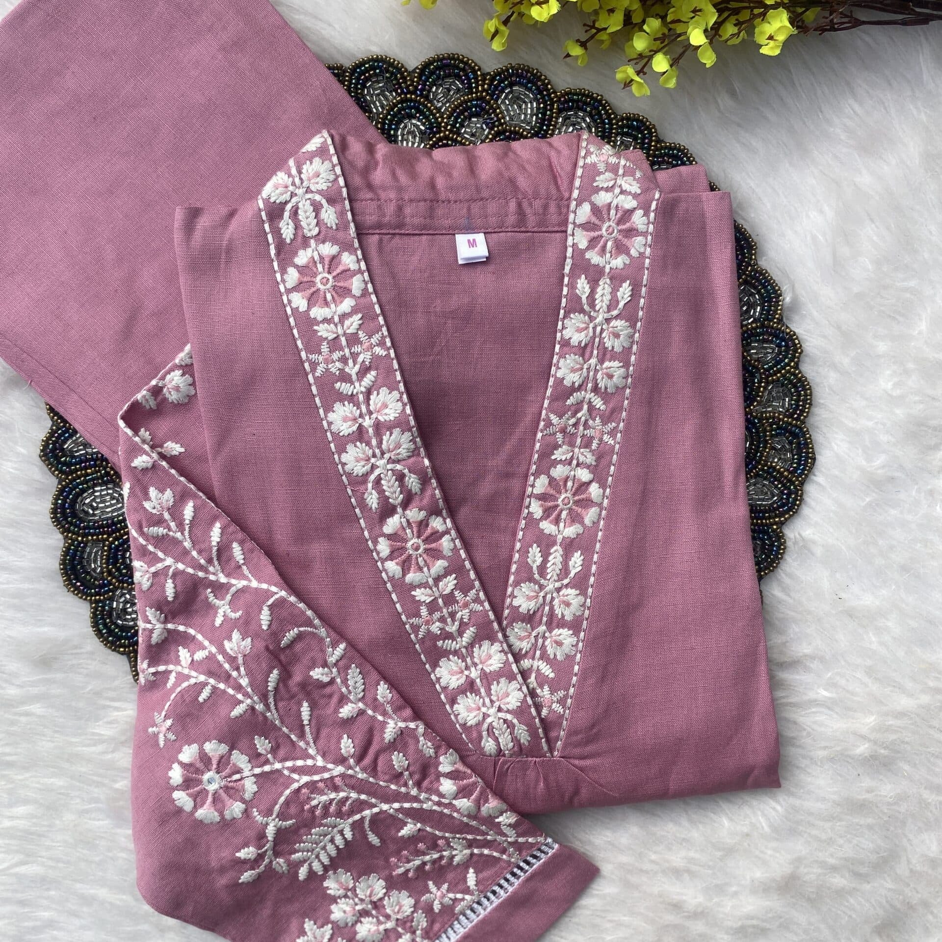 “Rusk” Premium cotton kurti pant set