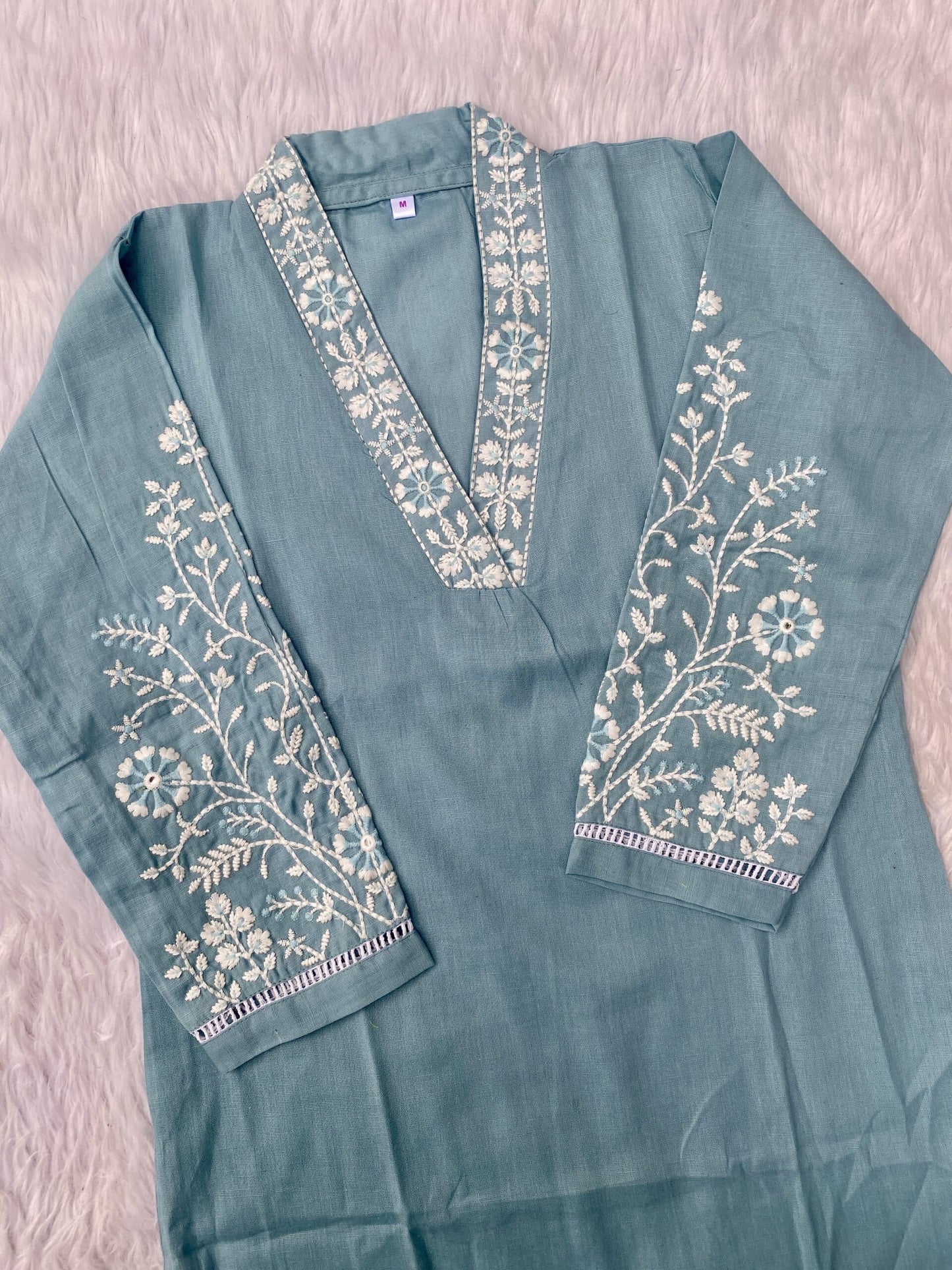 “Rusk” Premium cotton kurti pant set