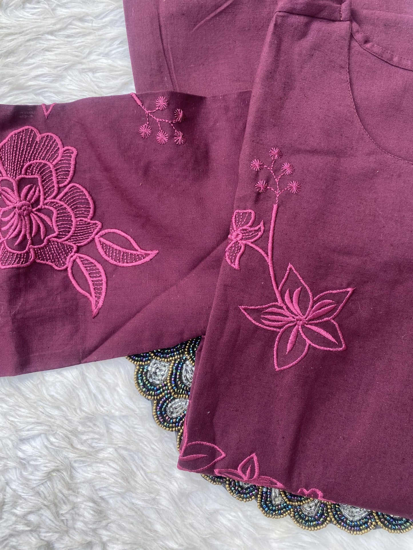 “Rimaya” Cotton embroidered coord sets